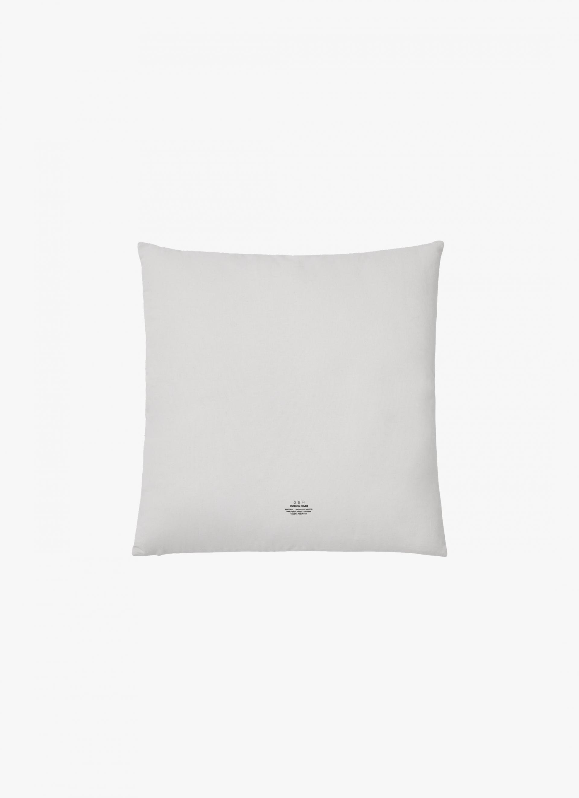 PATCHWORK CUSHION COVER / ASH (65x65cm)