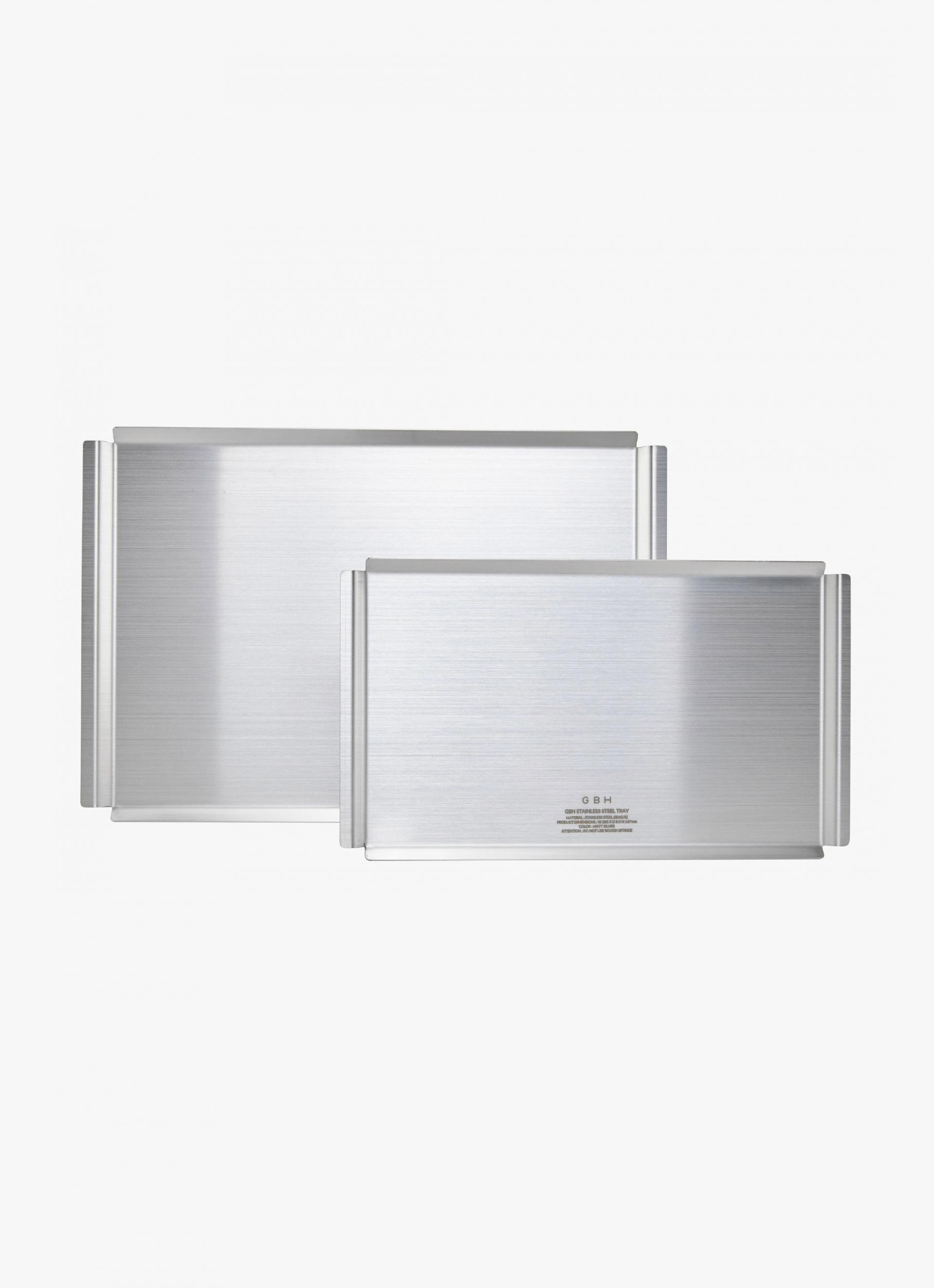 STAINLESS STEEL TRAY / 2 SIZE