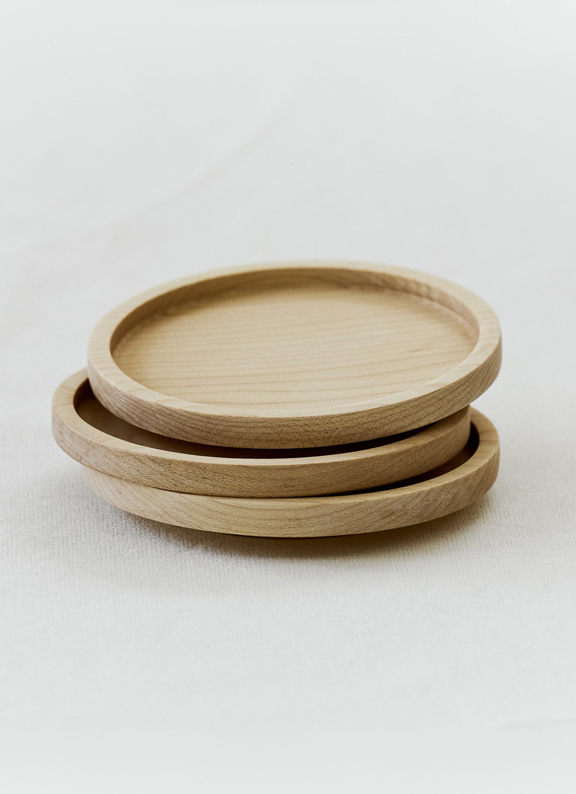 NATURAL WOOD PLATE / 165