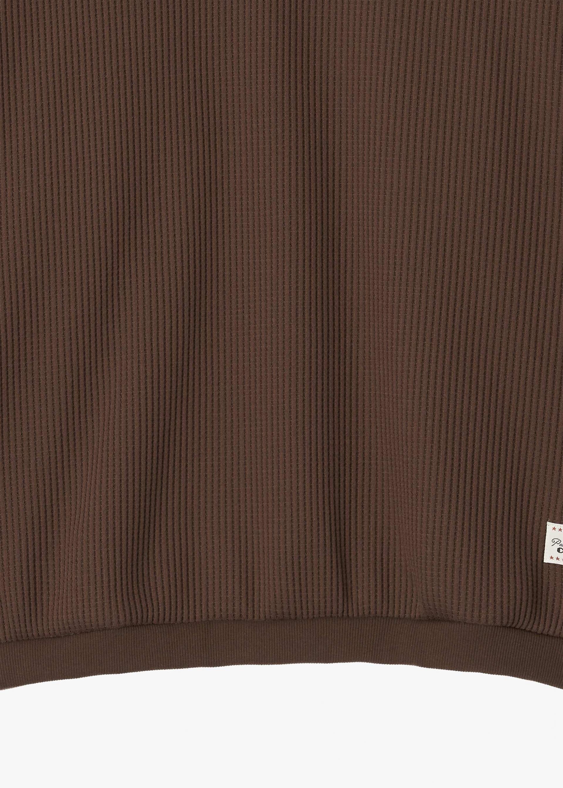 26SS WAFFLE TOP / BROWN
