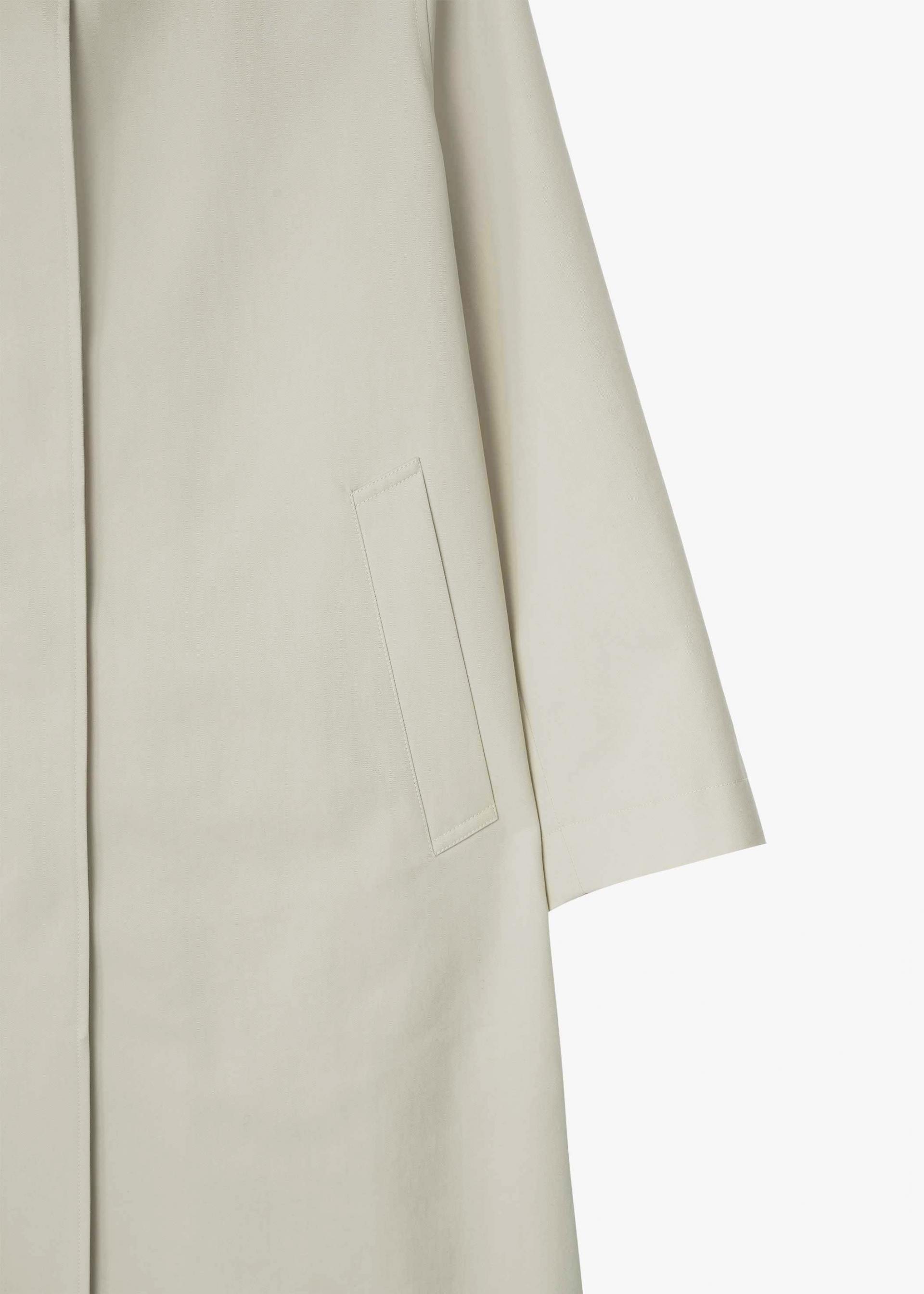 26SS SINGLE MAC COAT / BEIGE