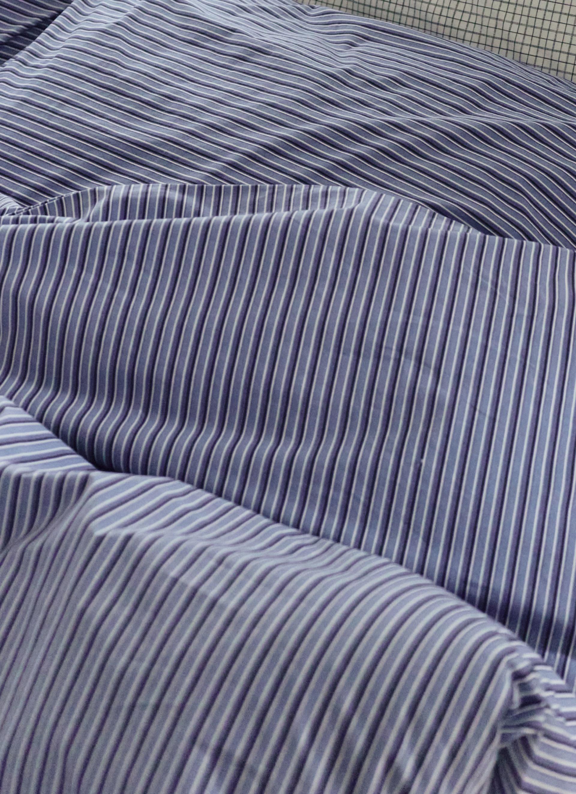 DUVET COVER - THIN STRIPE SEA (2 SIZES)