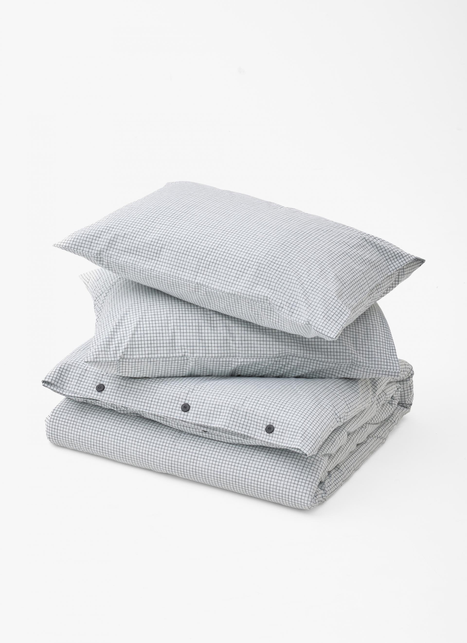 PILLOWCASE - CHECK GRID / 2 SIZES