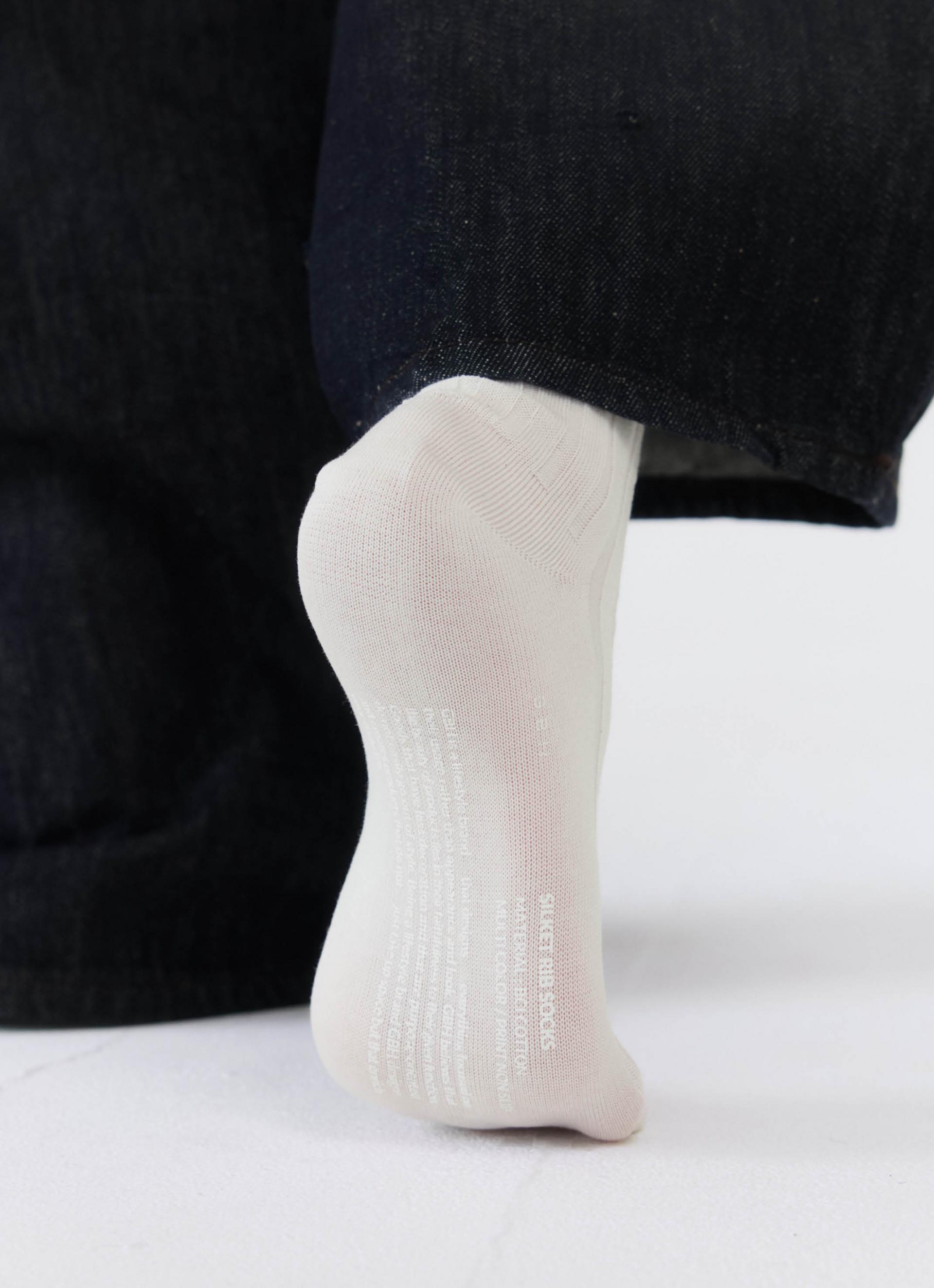 26SS SILKET RIB SOCKS / 6 COLOR