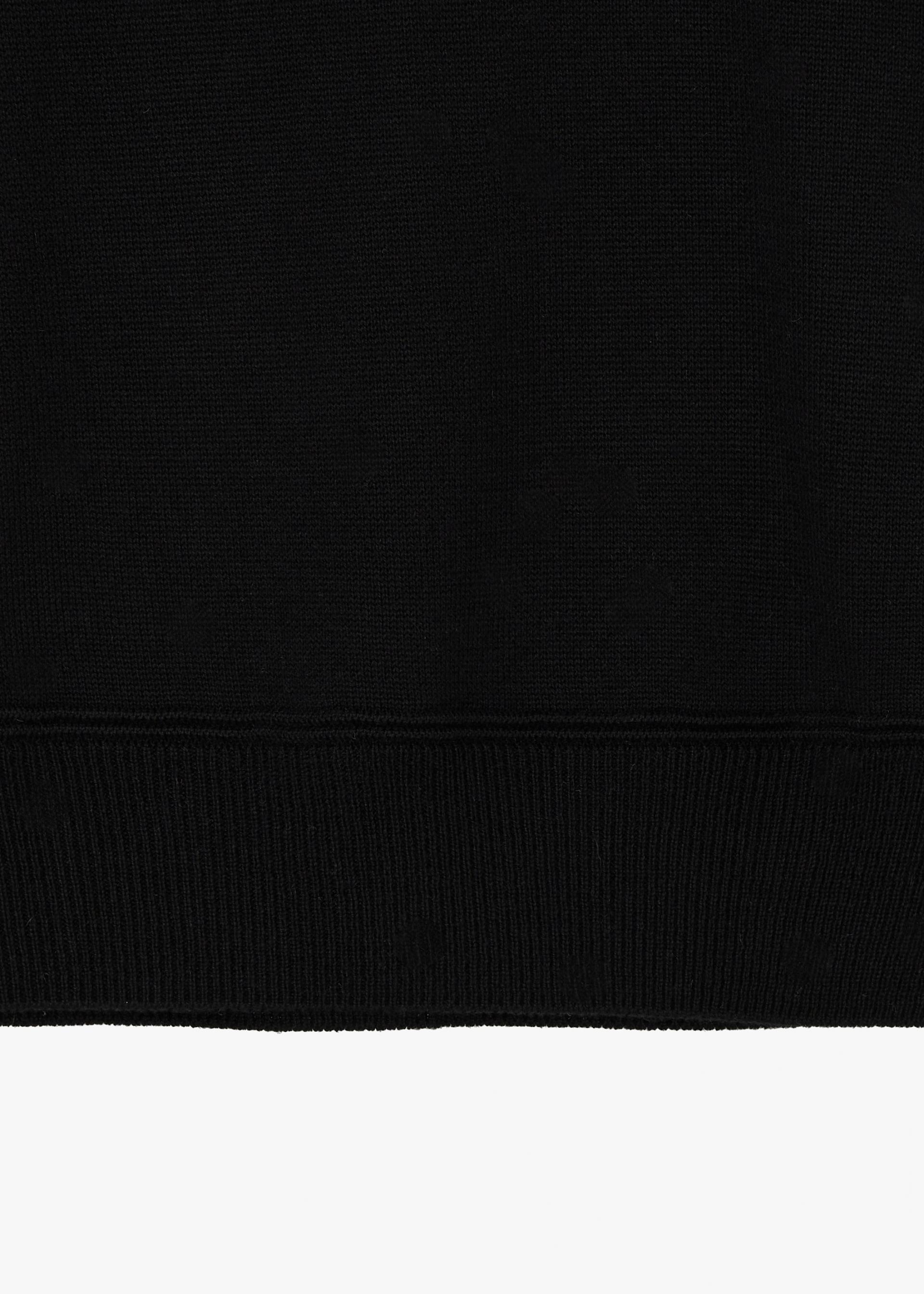 26SS LOOSE V-NECK KNIT / BLACK