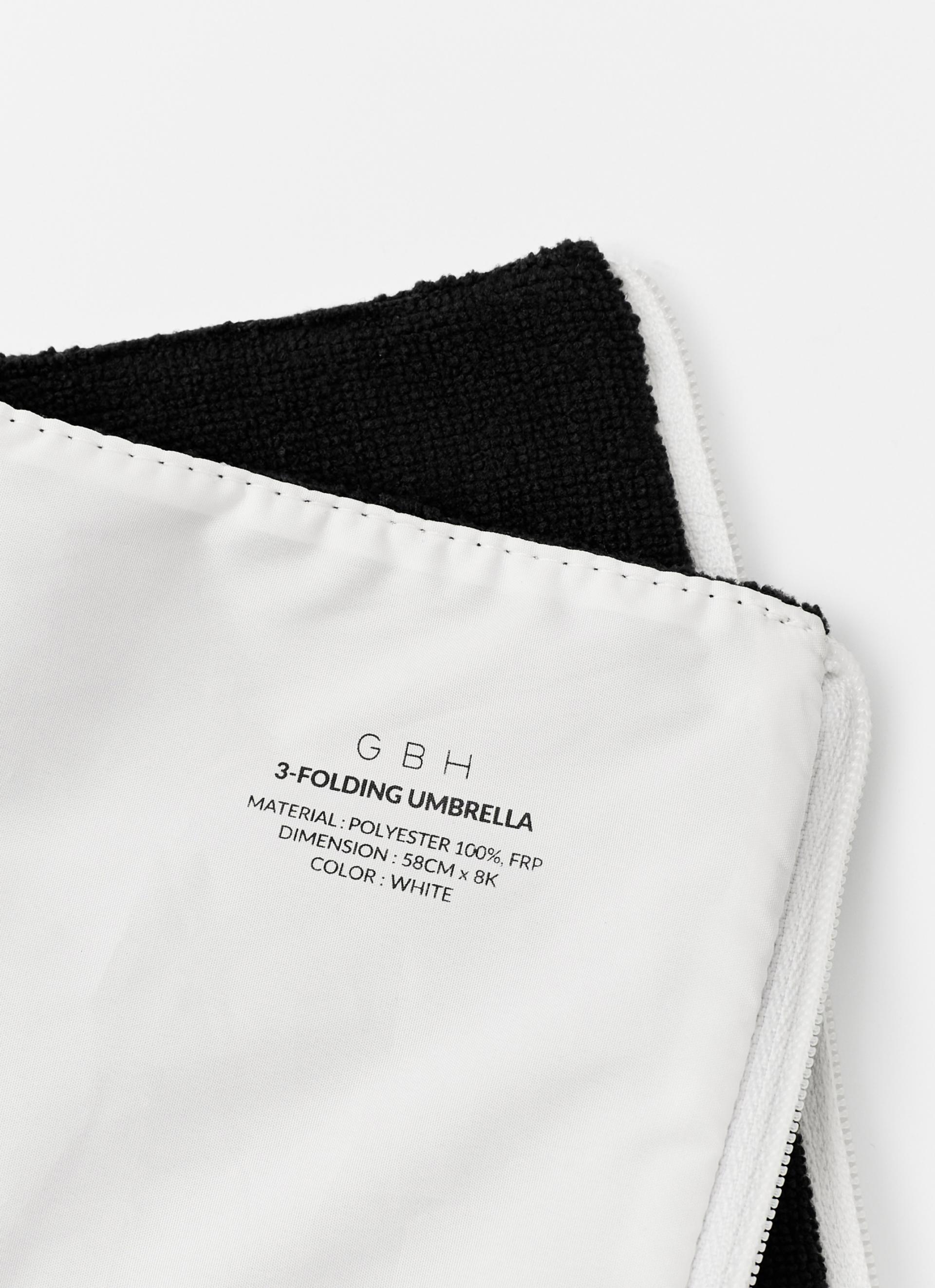 3-FOLDING UMBRELLA / WHITE