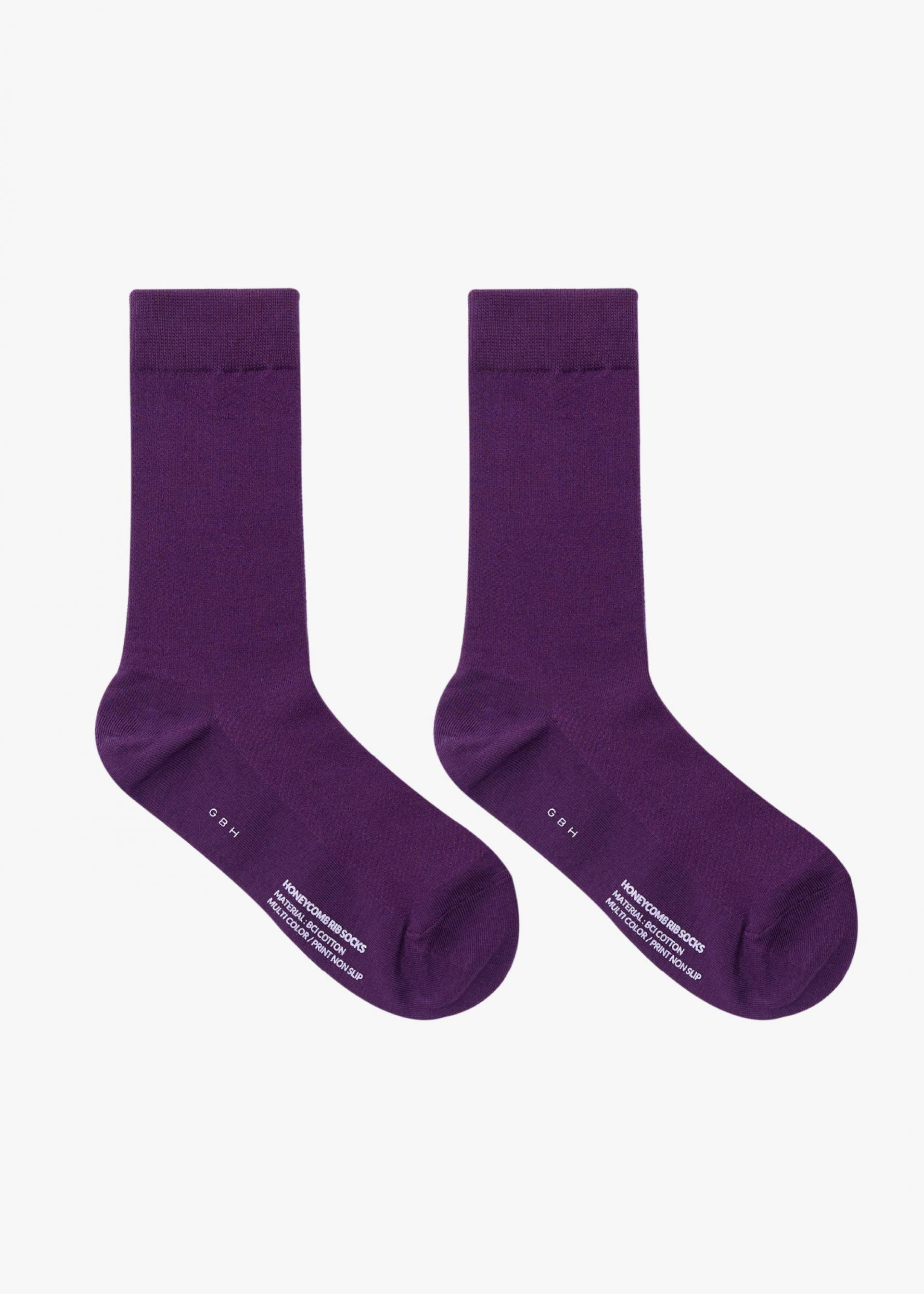 26SS HONEYCOMB RIB SOCKS / 3 COLOR