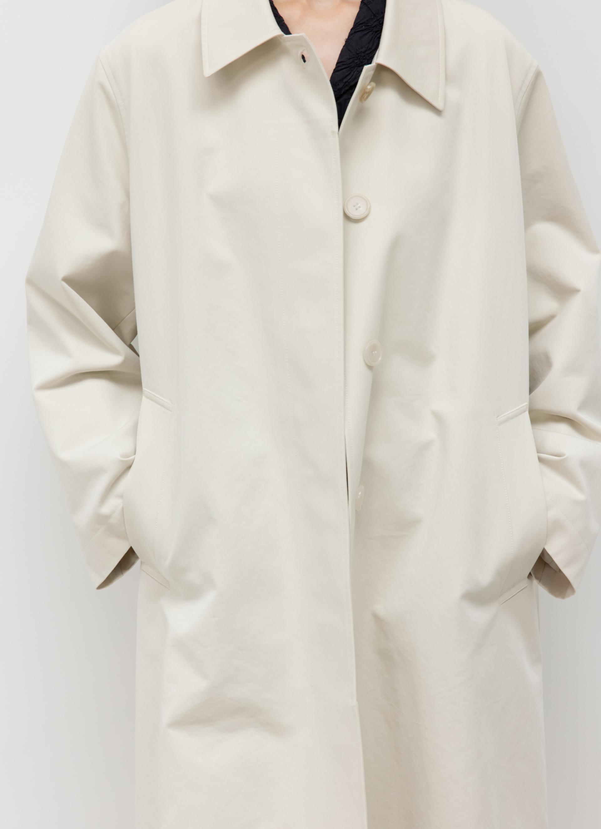 26SS SINGLE MAC COAT / BEIGE