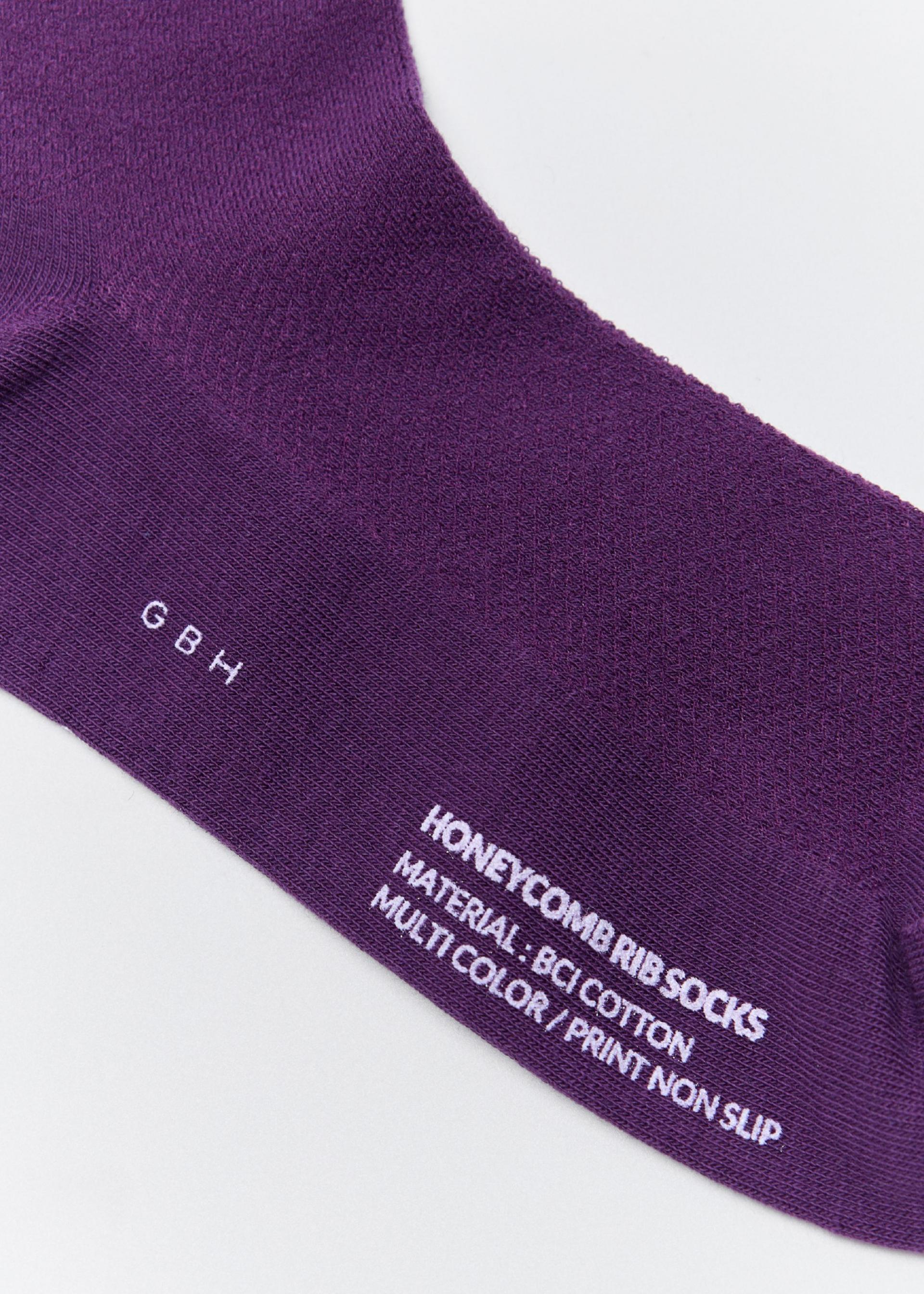 26SS HONEYCOMB RIB SOCKS / 3 COLOR