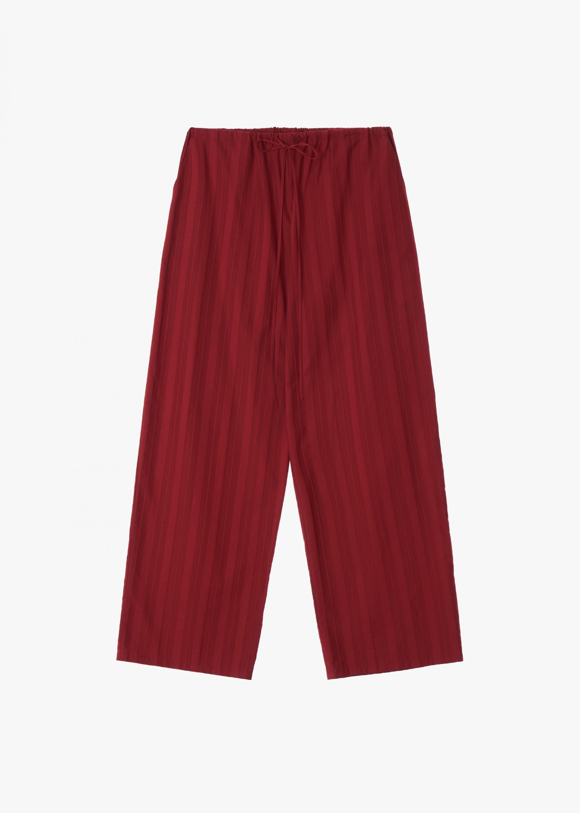 [6/1 예약배송] 26SS DRAWSTRING PANTS / RED