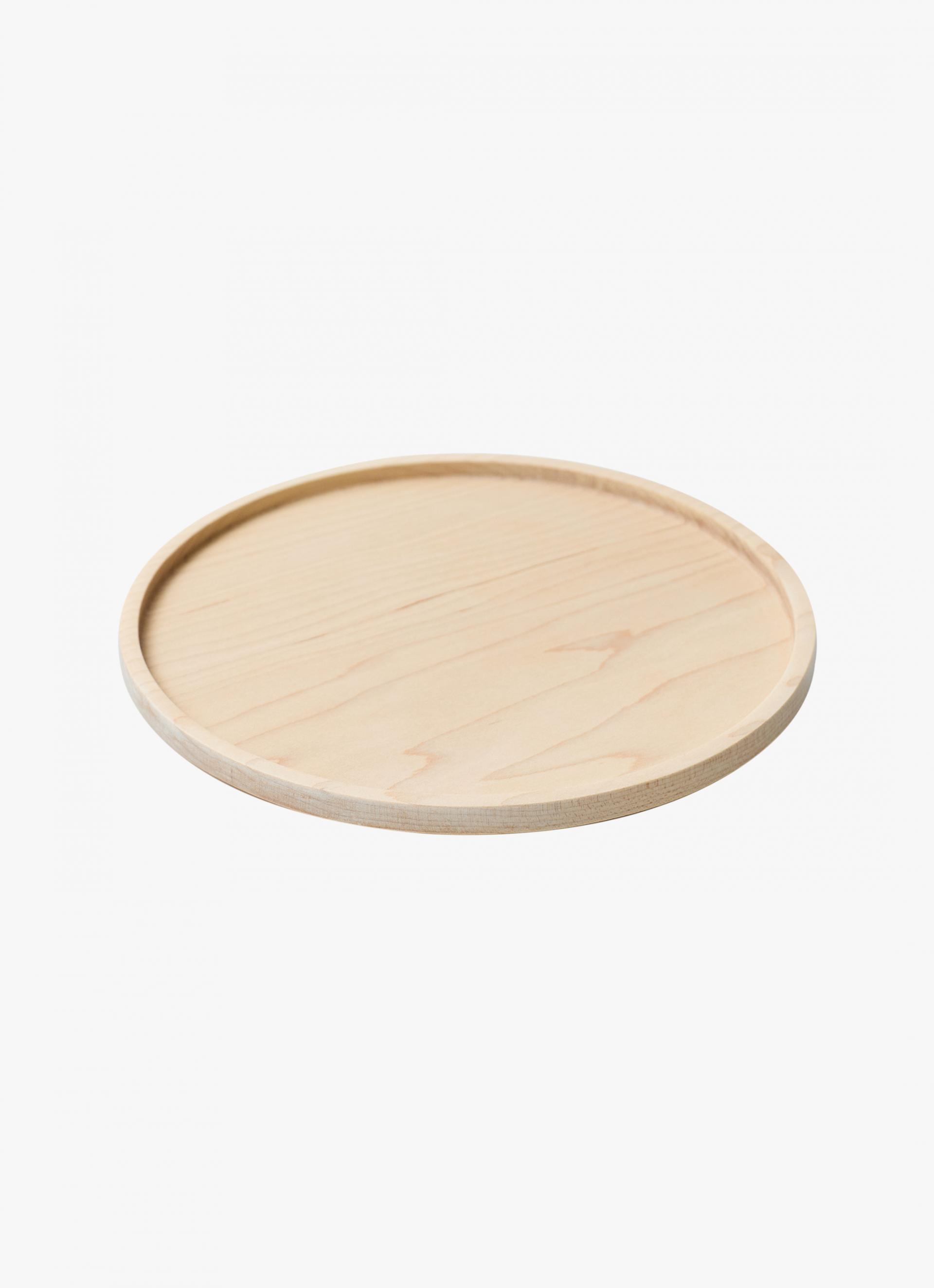 NATURAL WOOD PLATE / 165