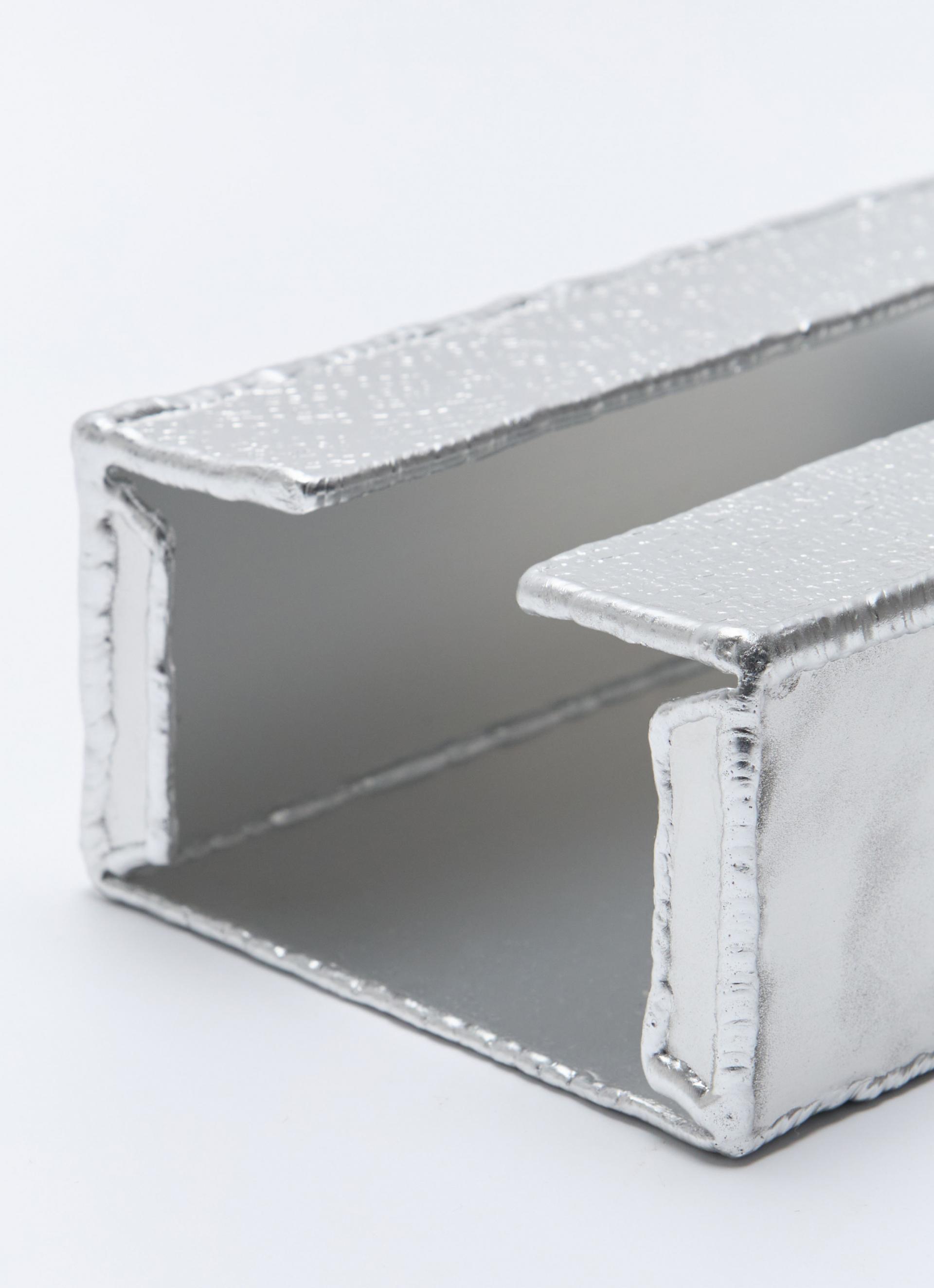 x Yunyeodong ALUMINUM STEEL TISSUE CASE / MATT SILVER