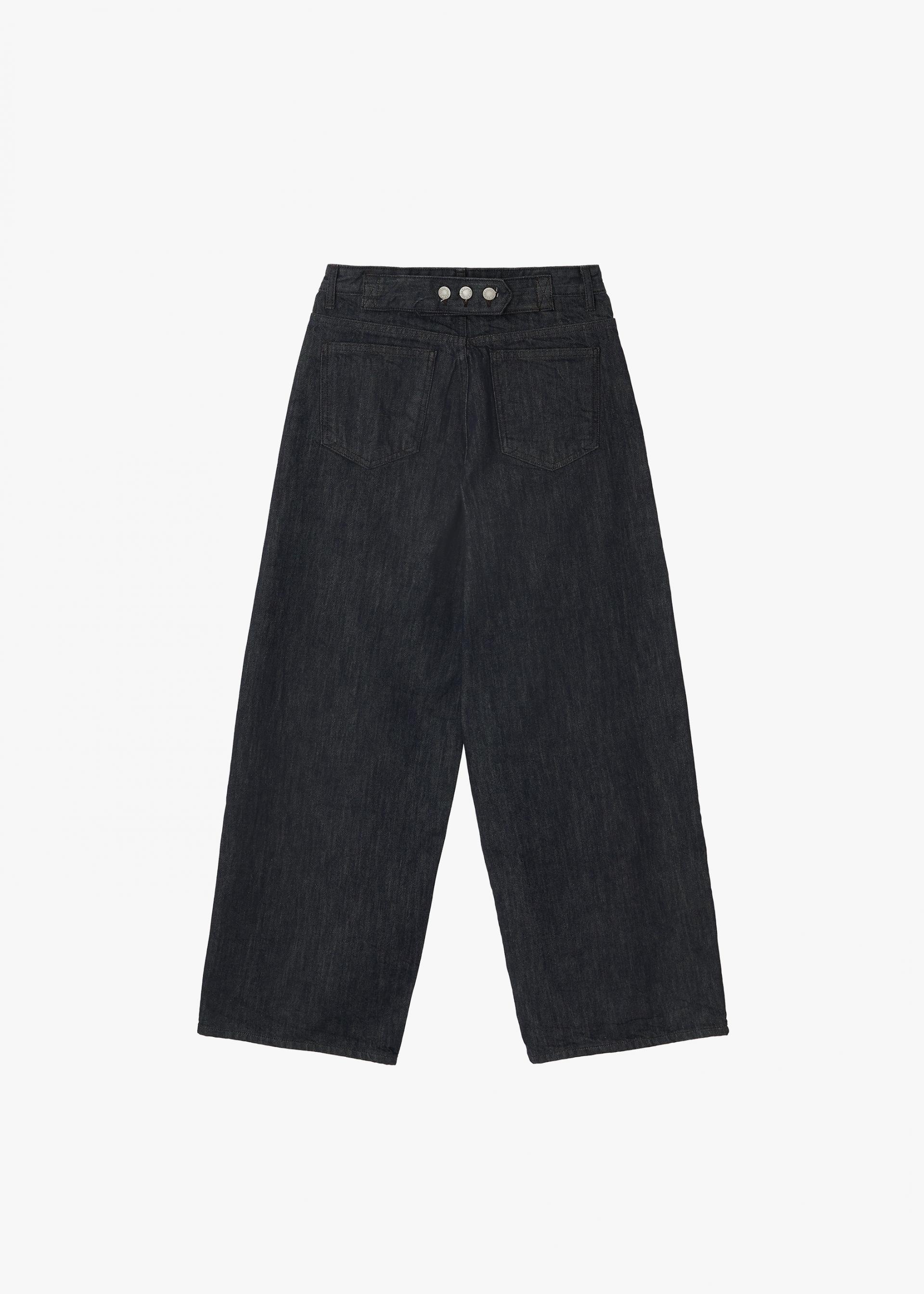 26SS WIDE CINCH-BACK JEAN / INDIGO