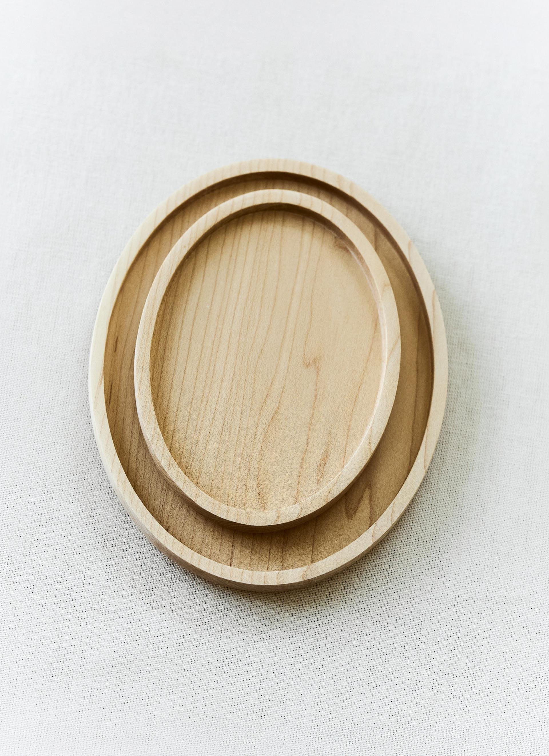 NATURAL WOOD PLATE / 165 130