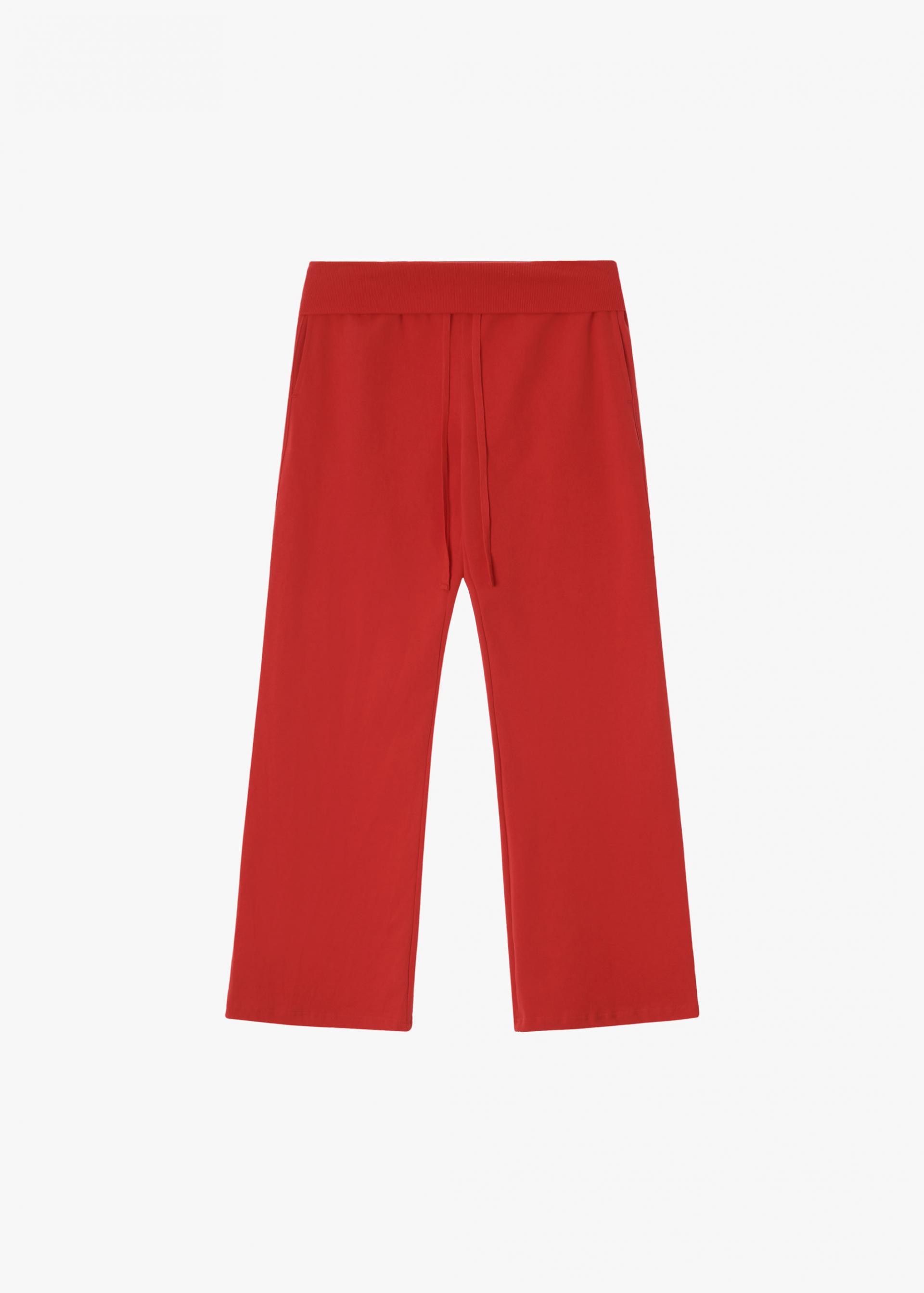 26SS FOLD OVER LONG PANTS / RED