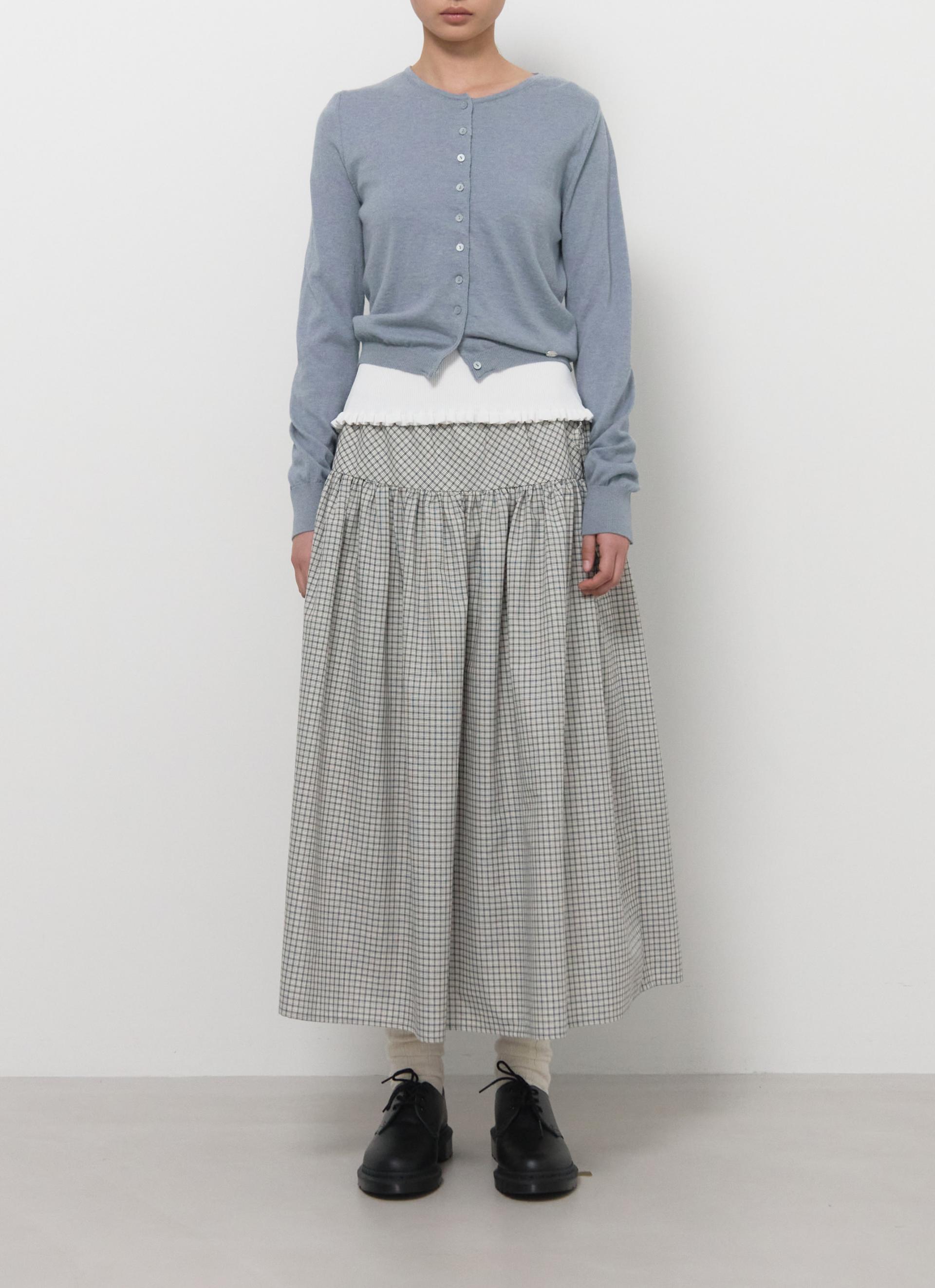 26SS CASHMERE ANG CARDIGAN / SOFT BLUE