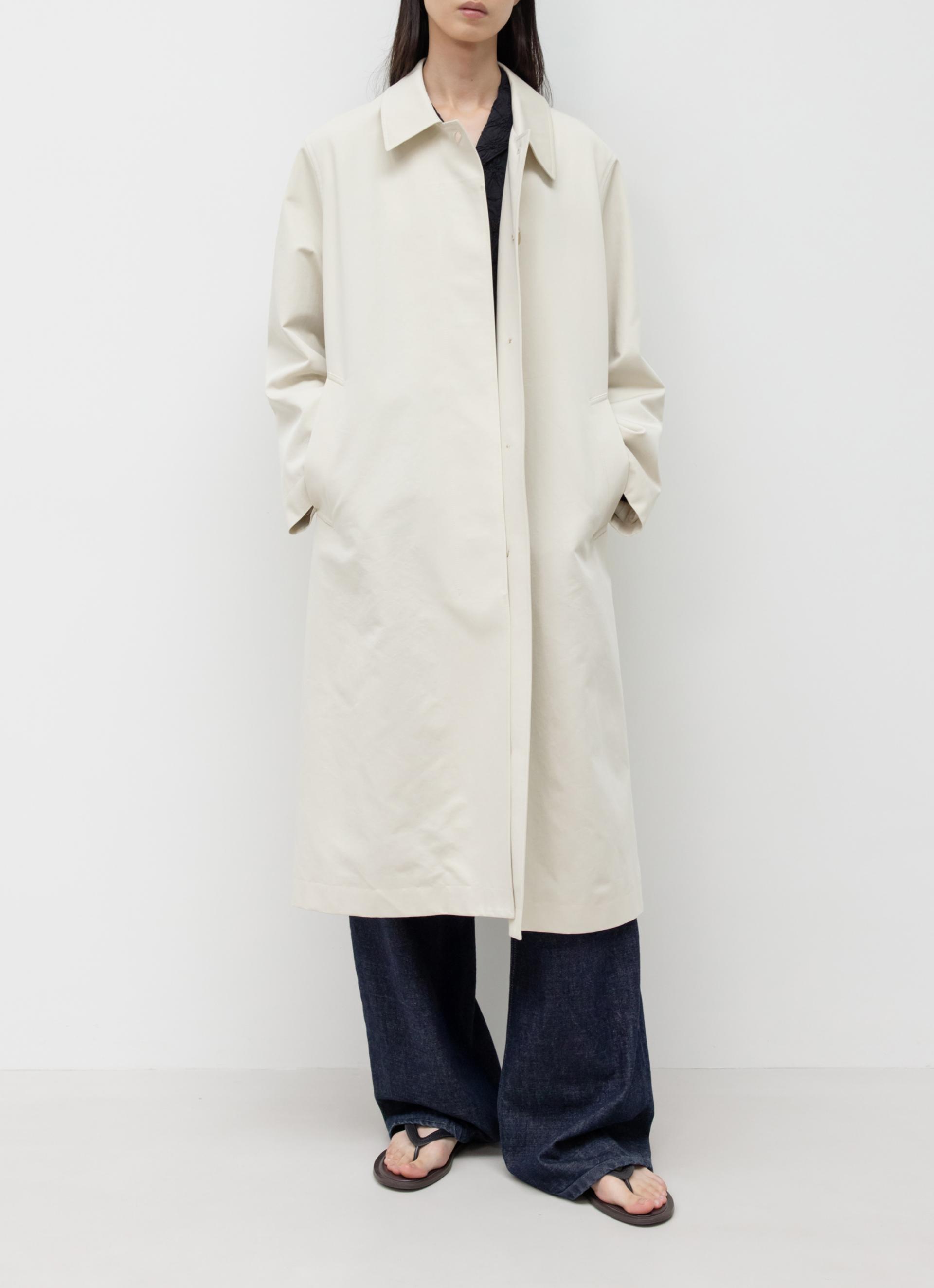26SS SINGLE MAC COAT / BEIGE