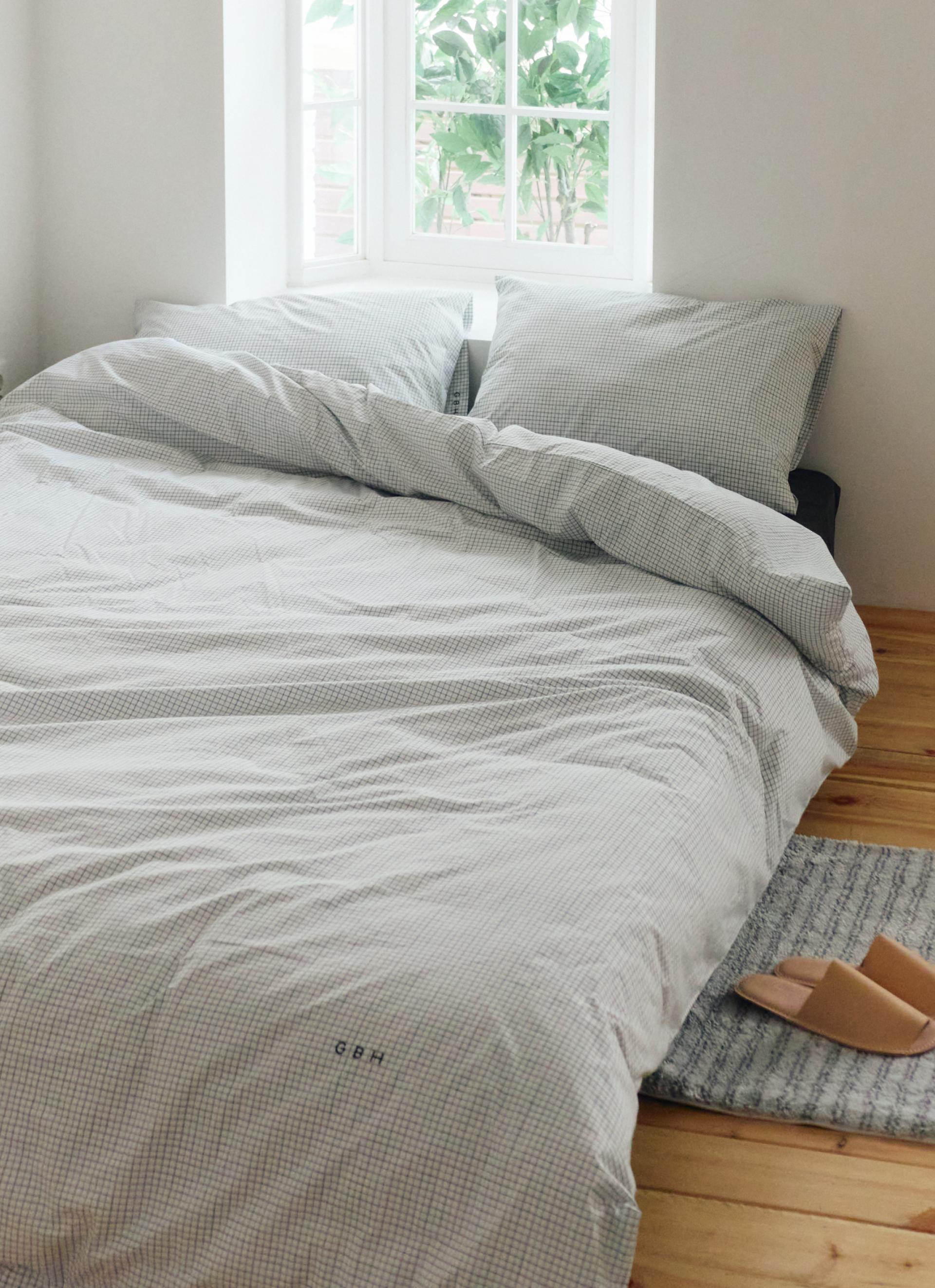 DUVET COVER - CHECK GRID / 2 SIZES