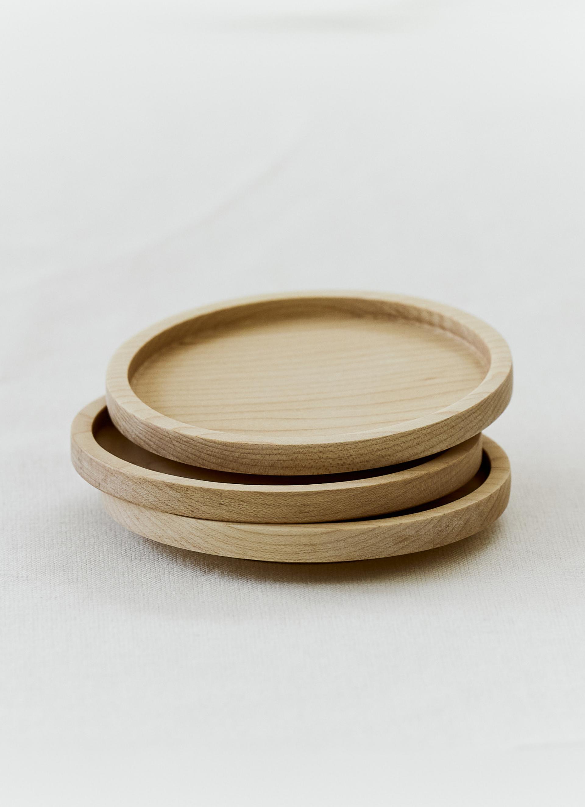 NATURAL WOOD PLATE / 130