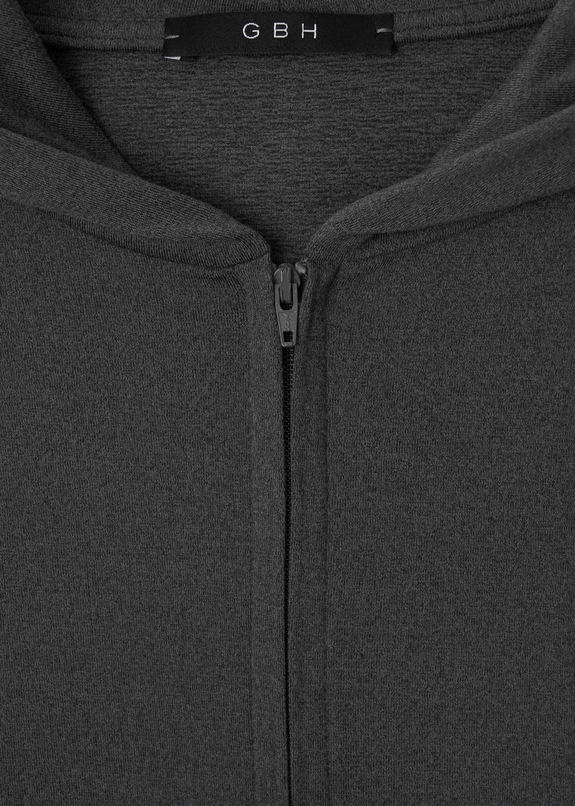 26SS DRAW HOOD ZIP-UP / CHARCOAL