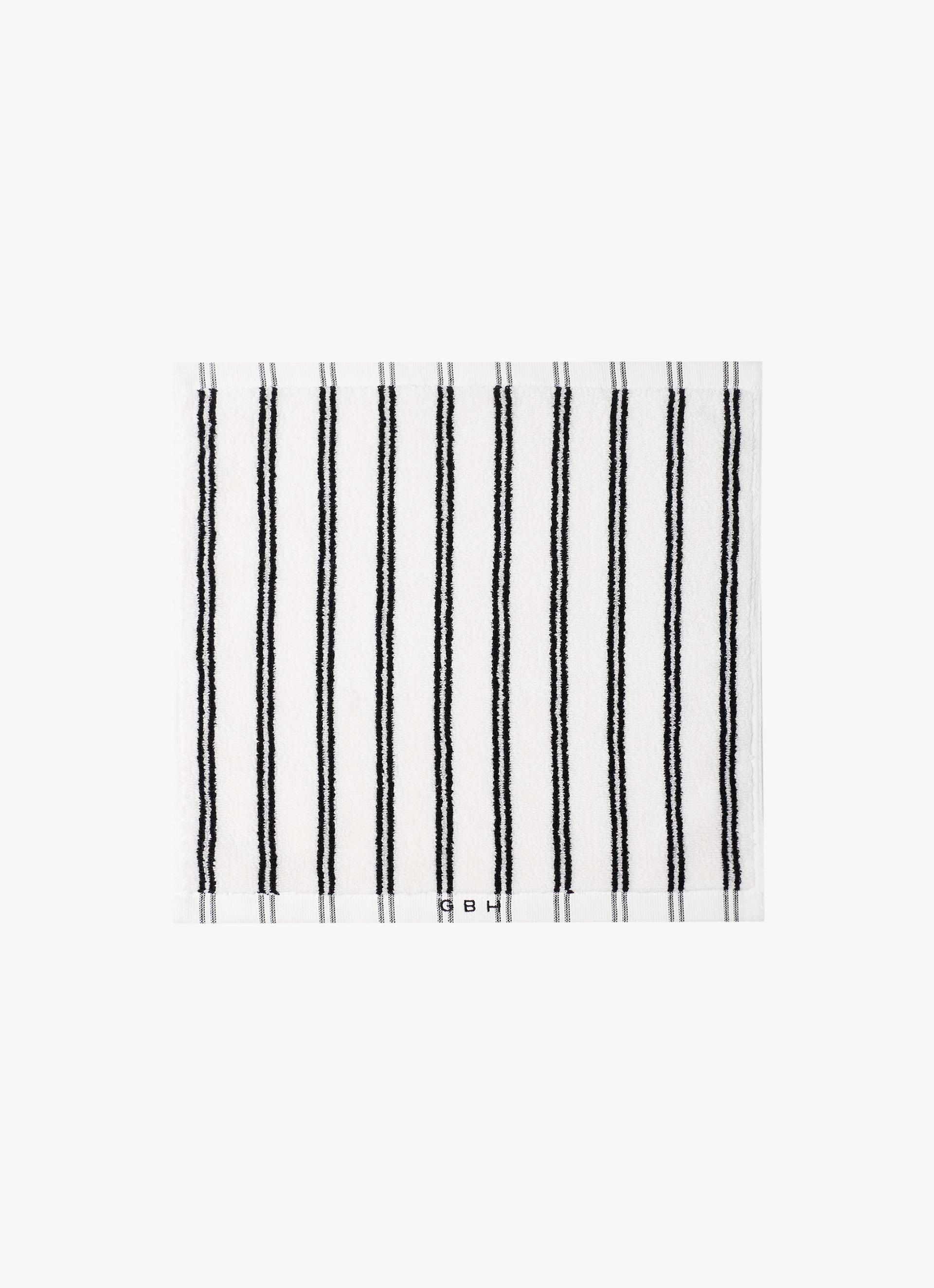 HAND TOWEL_STRIPE TWIN WHITE