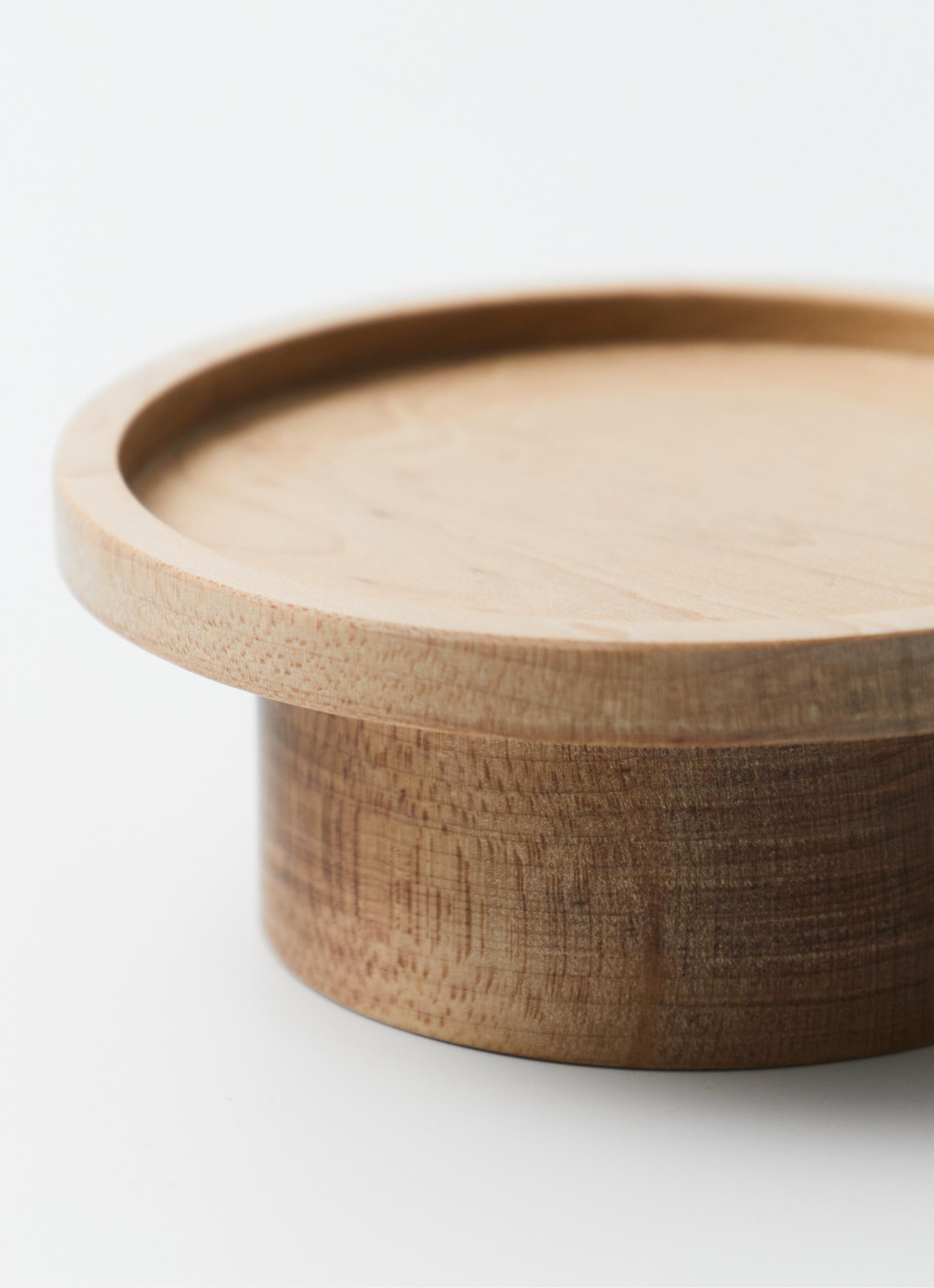 NATURAL WOOD PLATE / 95H