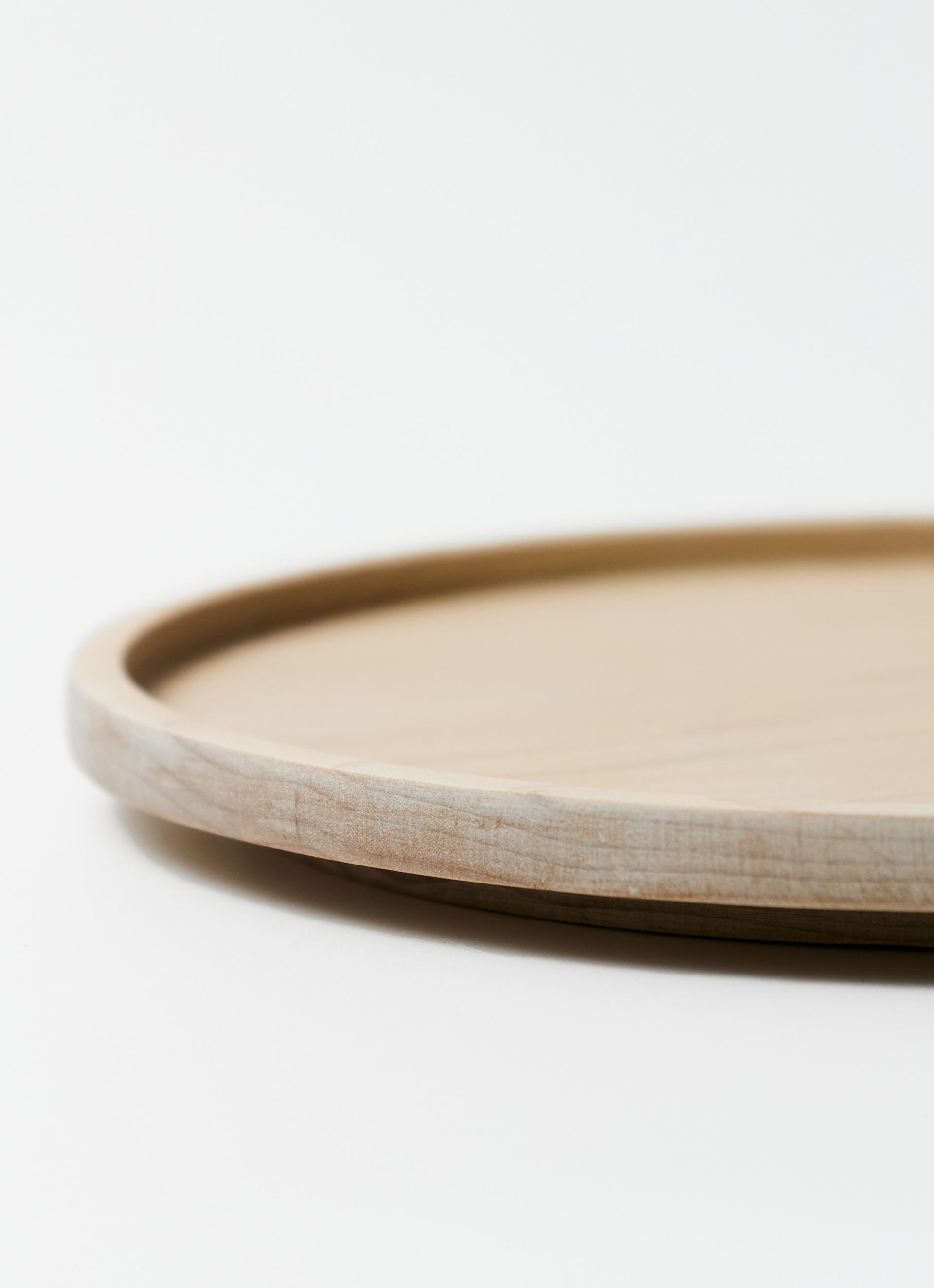 NATURAL WOOD PLATE / 165