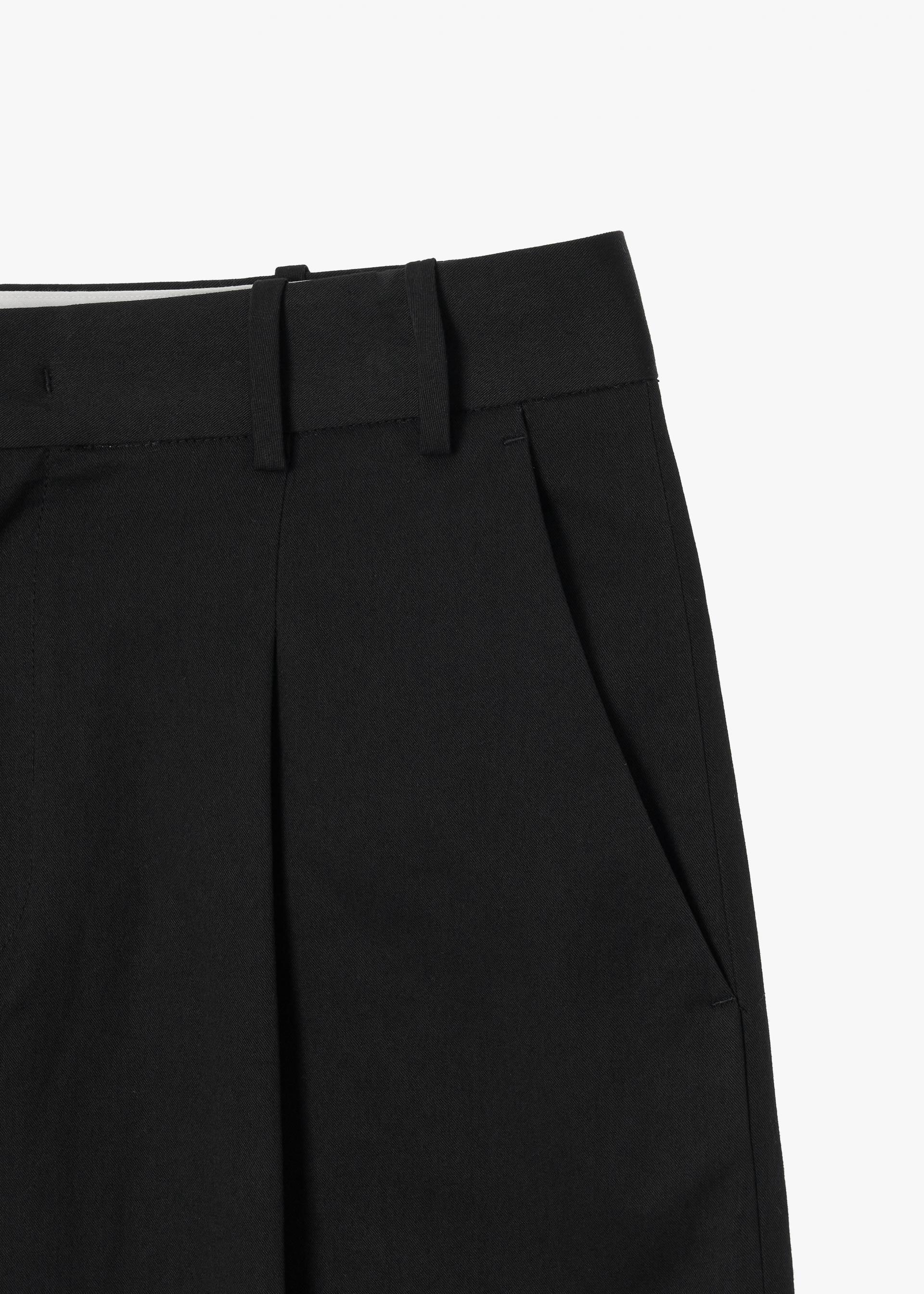 26SS WIDE FIT COTTON PANTS / BLACK