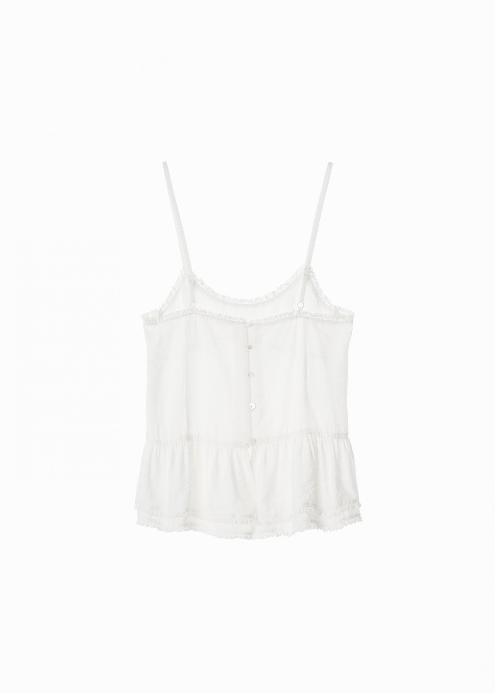26SS FRILL LACE SLEEVELESS / WHITE
