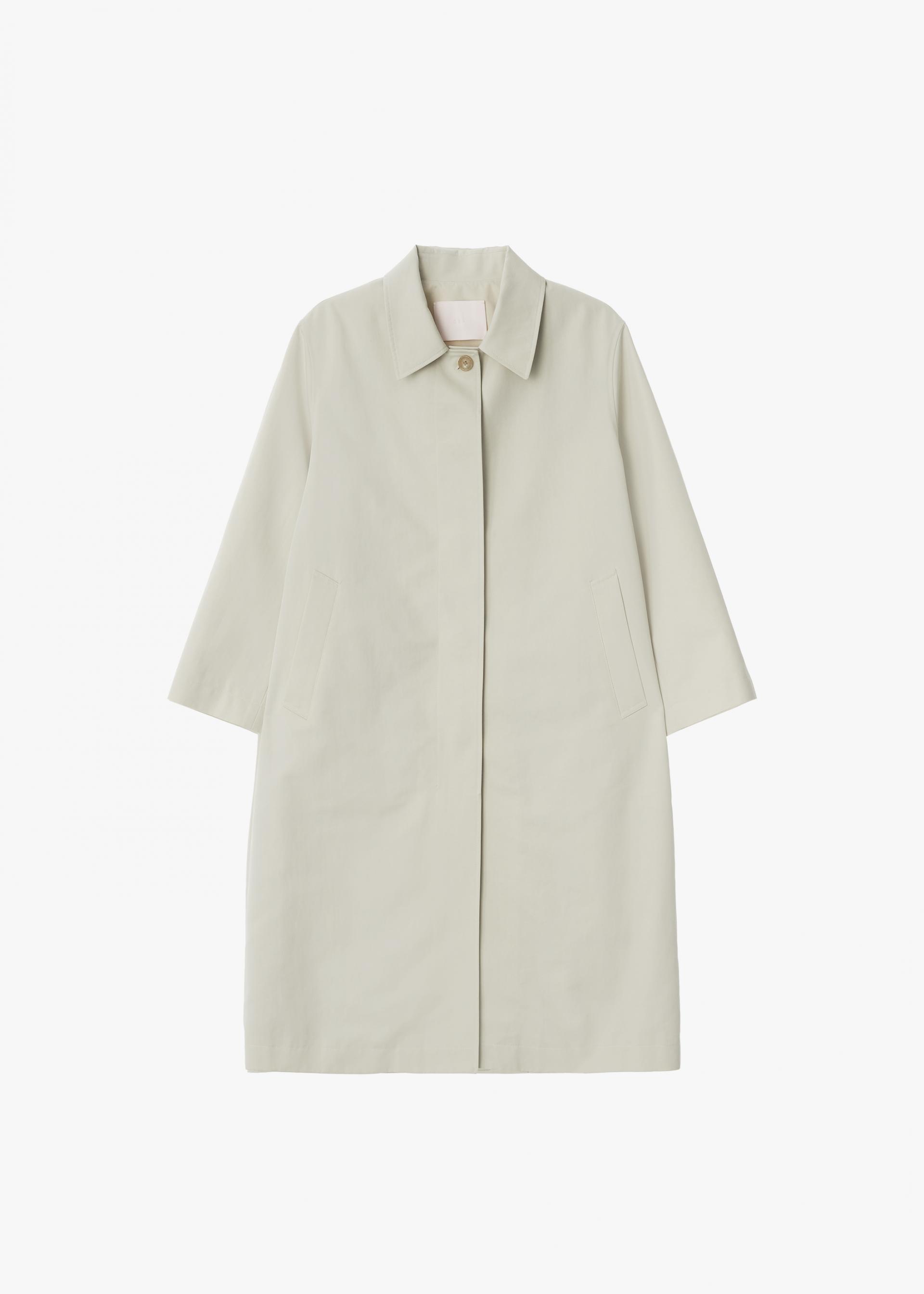 26SS SINGLE MAC COAT / BEIGE