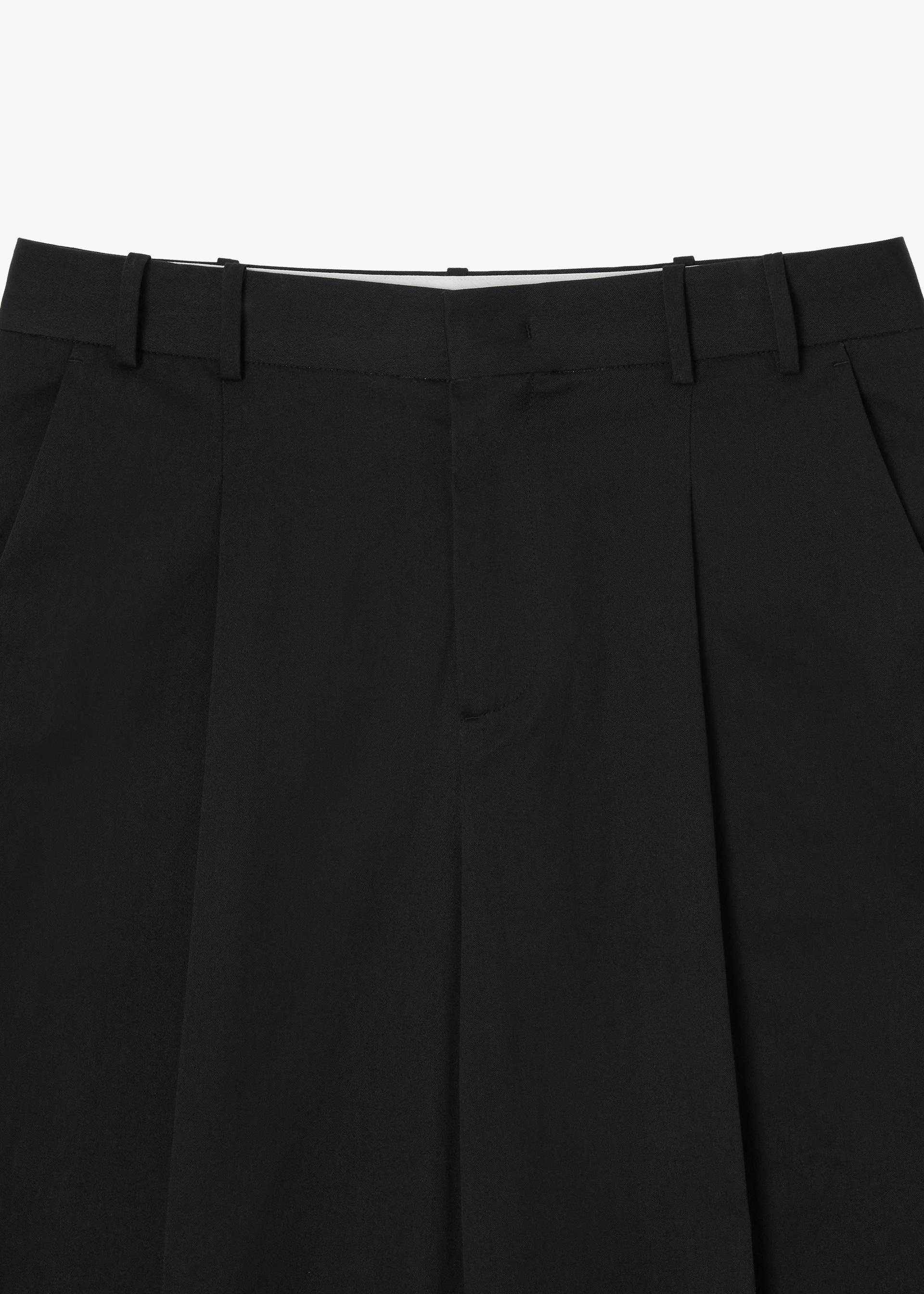 26SS WIDE FIT COTTON PANTS / BLACK