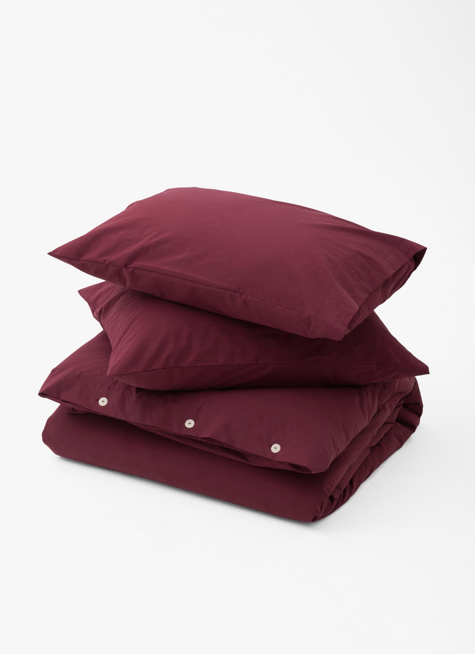 PILLOWCASE - MERLOT / 2 SIZES