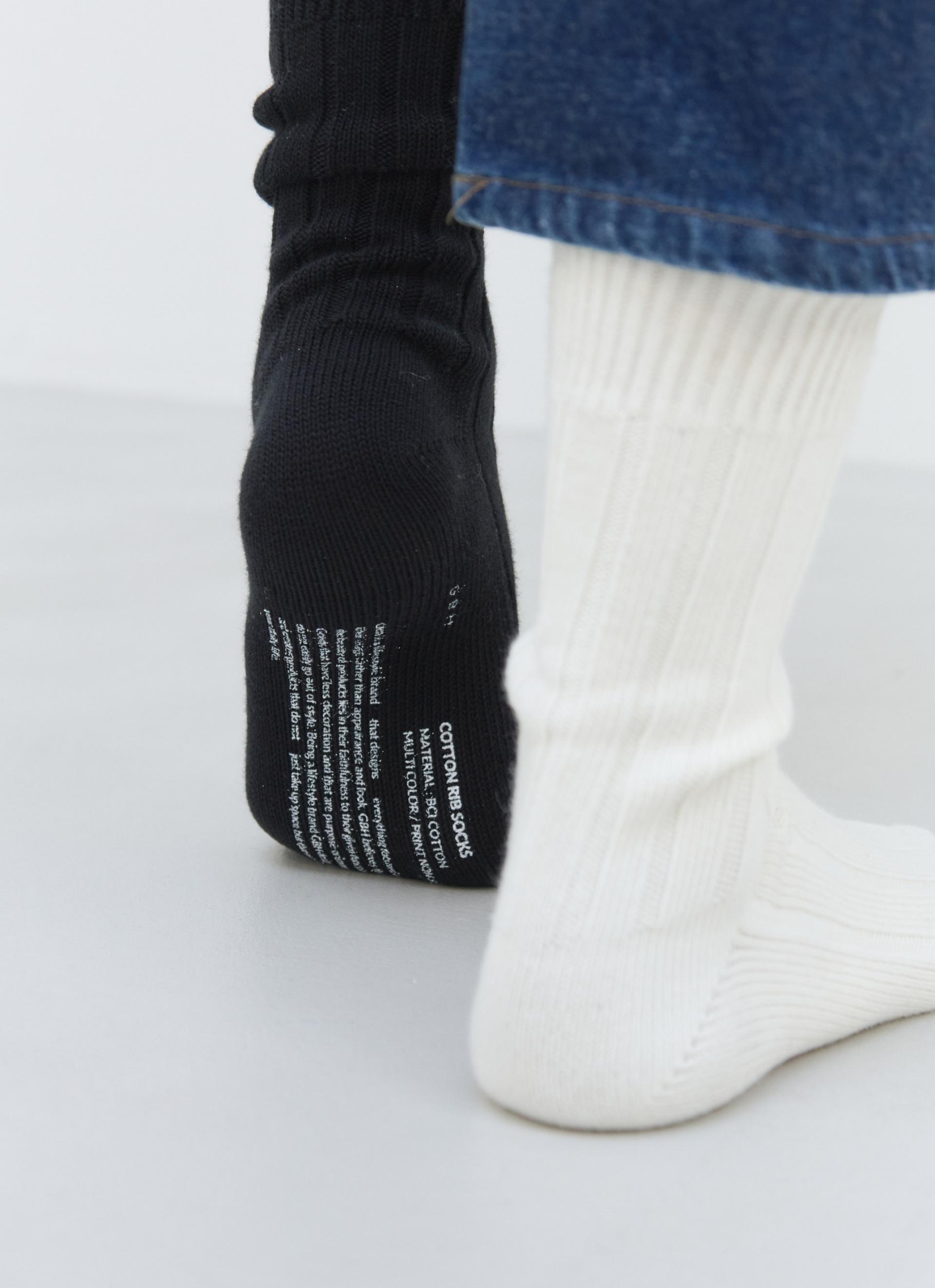 26SS COTTON RIB SOCKS / 8 COLOR