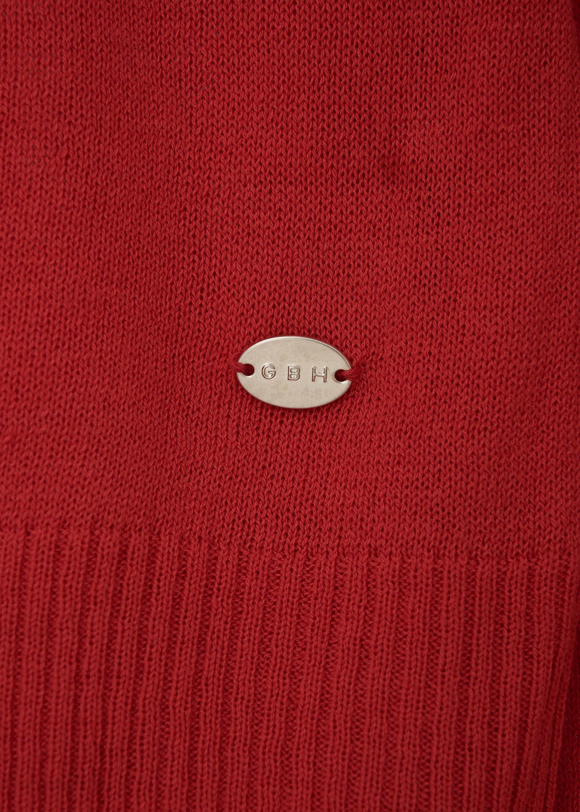 26SS SHEER CARDIGAN / RED