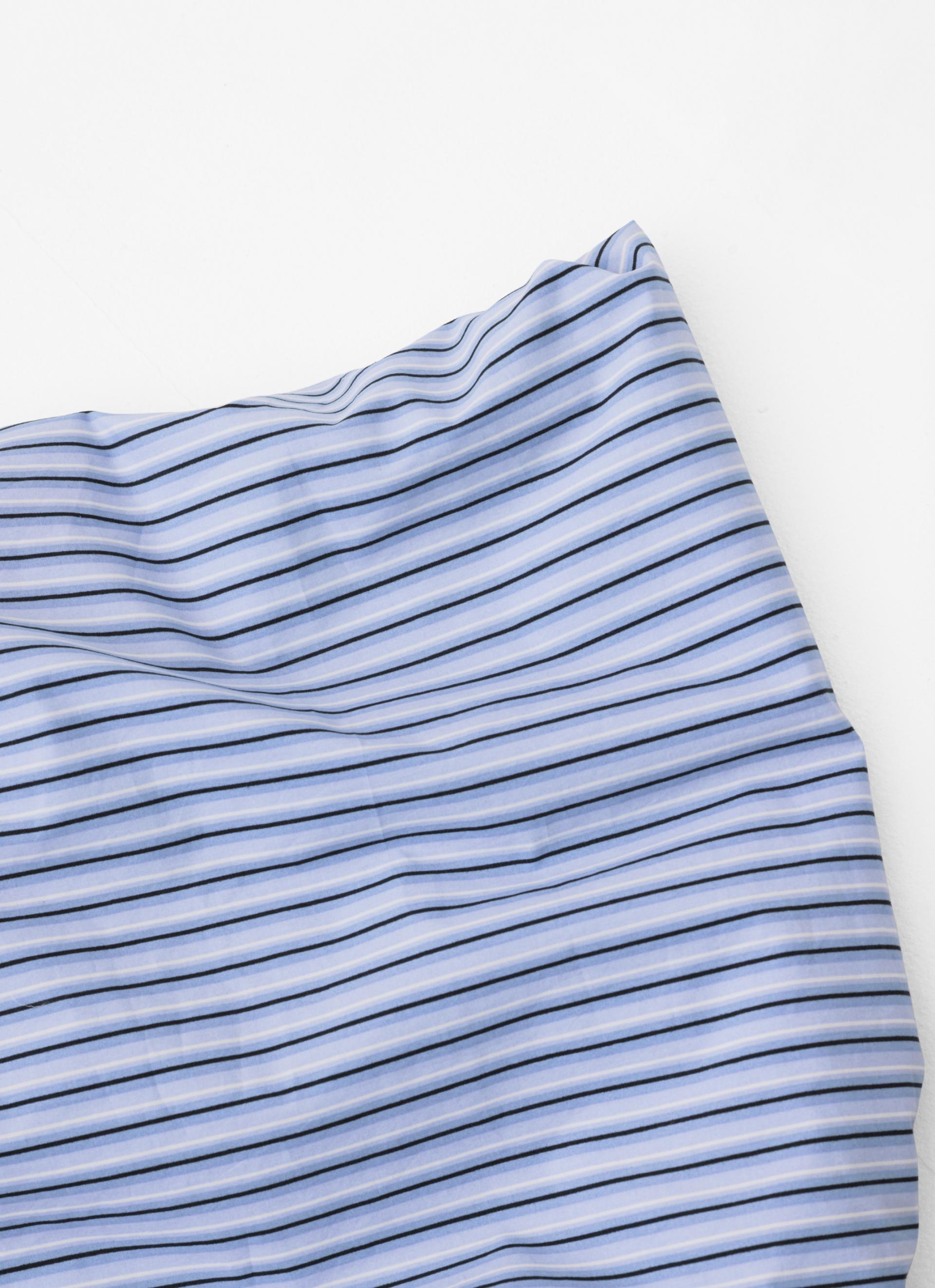 DUVET COVER - THIN STRIPE AQUA (2 SIZES)
