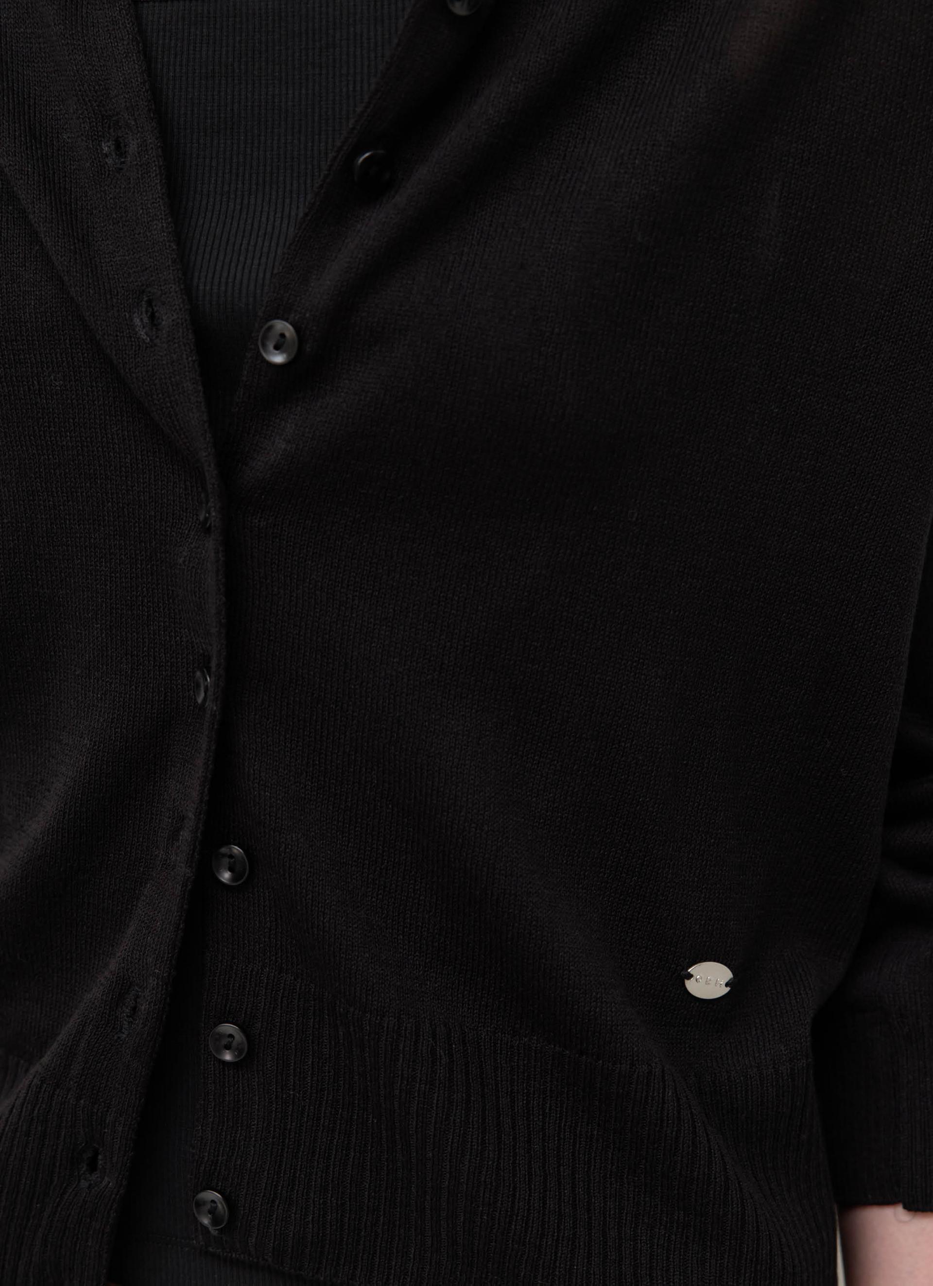 26SS SHEER CARDIGAN / BLACK