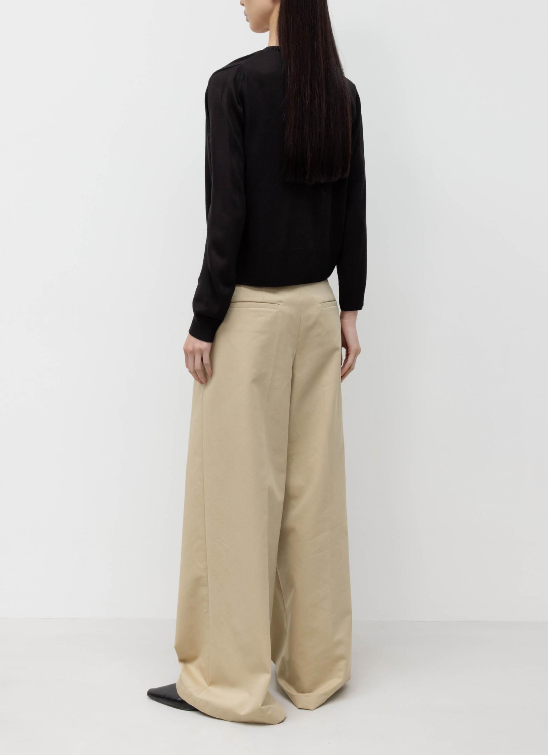 26SS SHEER CARDIGAN / BLACK