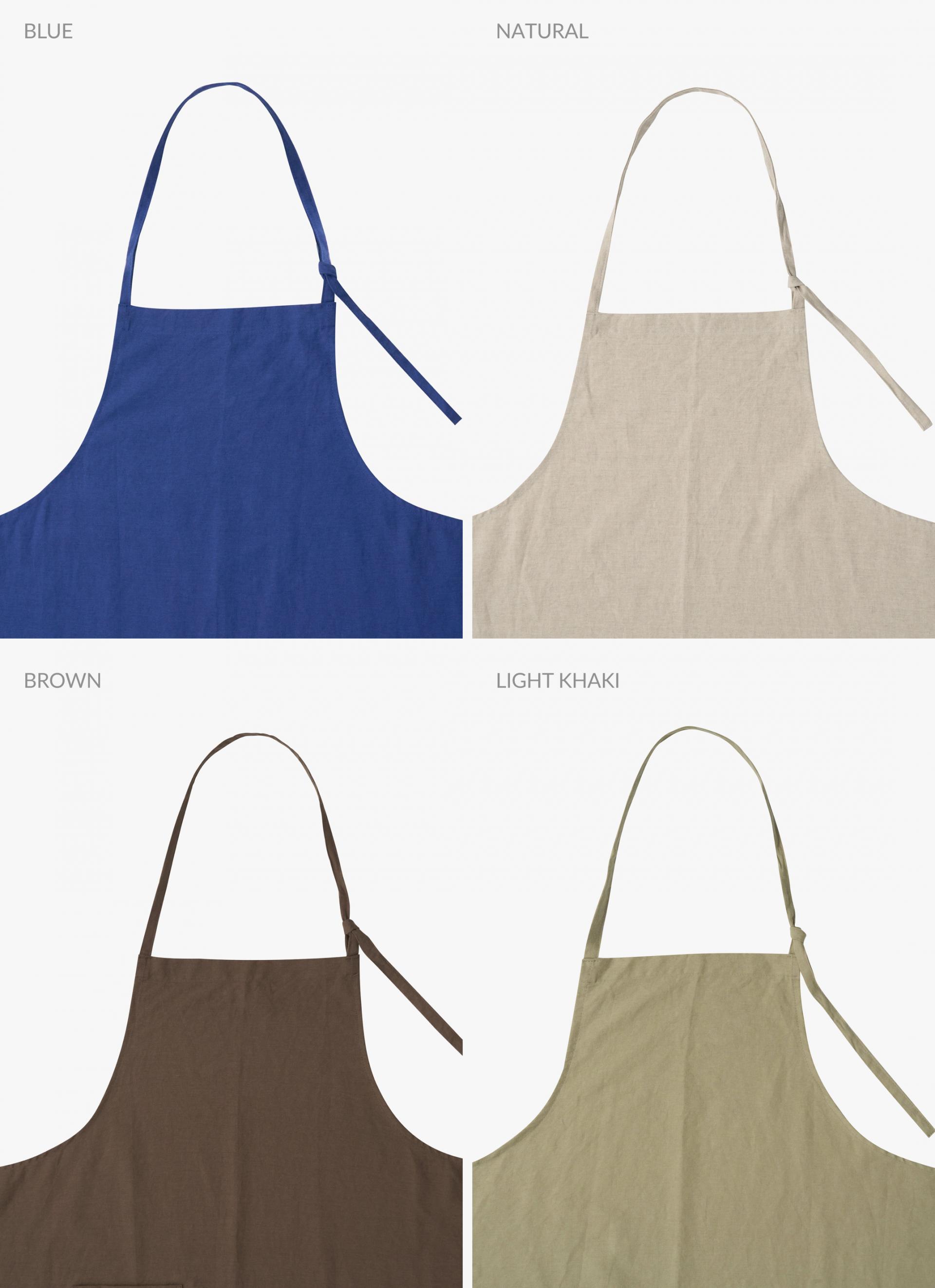 LONG APRON (4 COLORS)