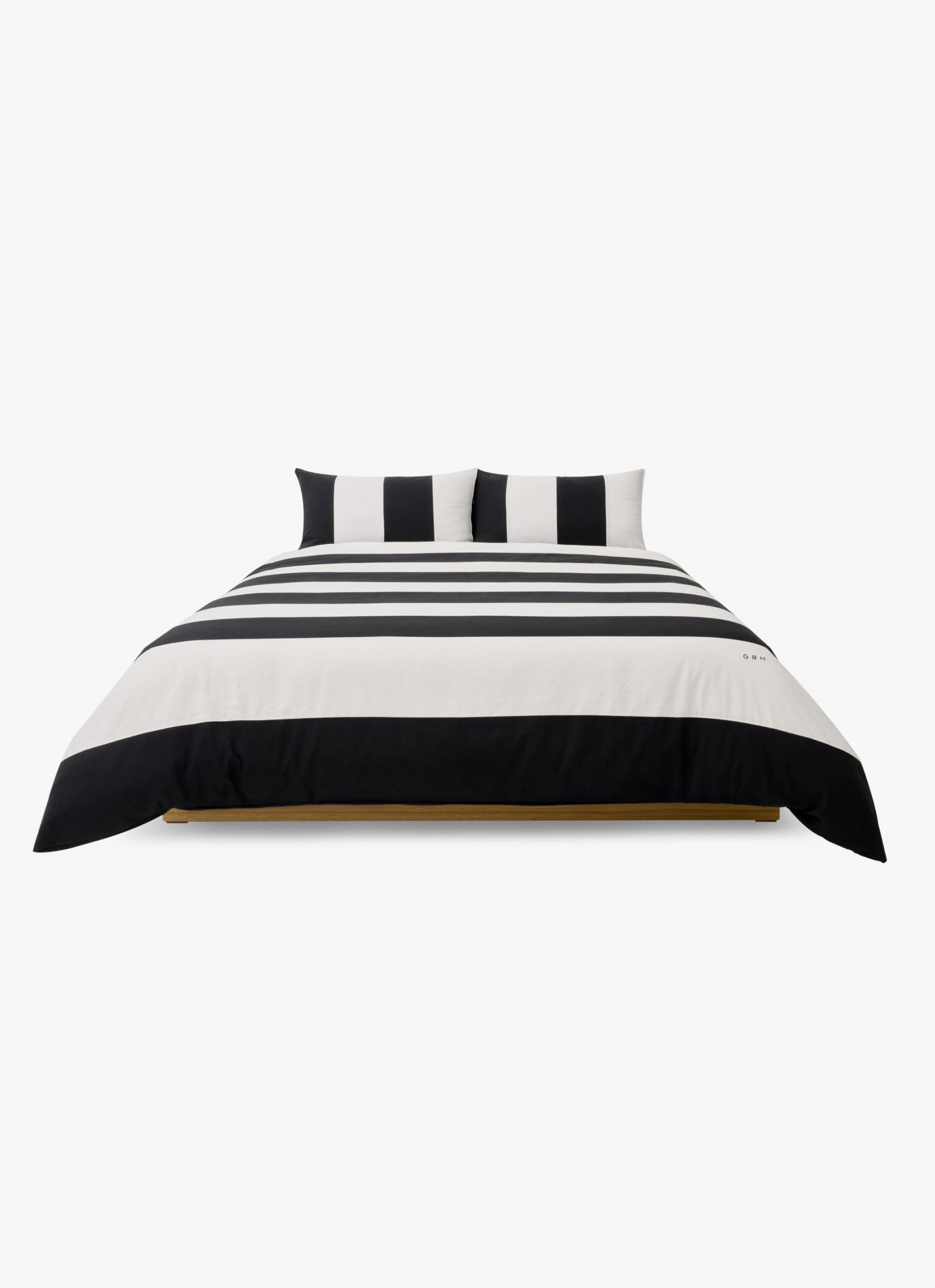 PATCHWORK DUVET COVER BLACK&ASH / 2 SIZES
