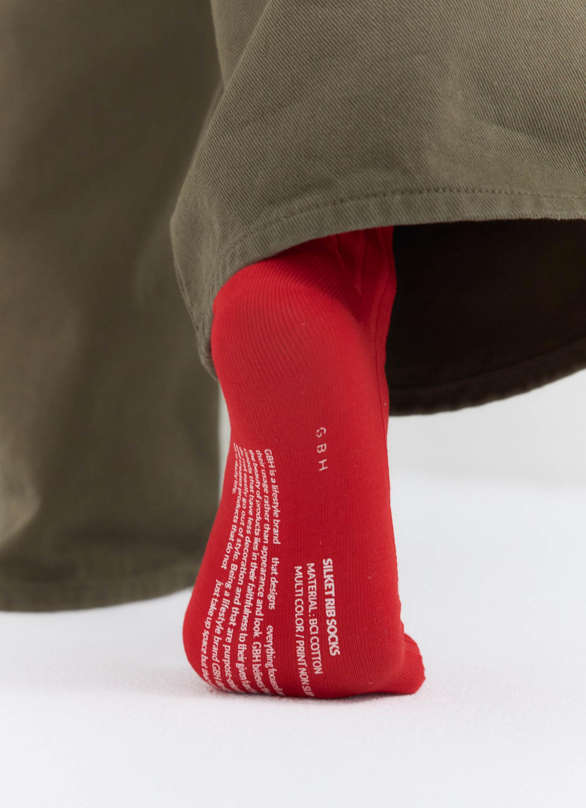 26SS SILKET RIB SOCKS / 6 COLOR