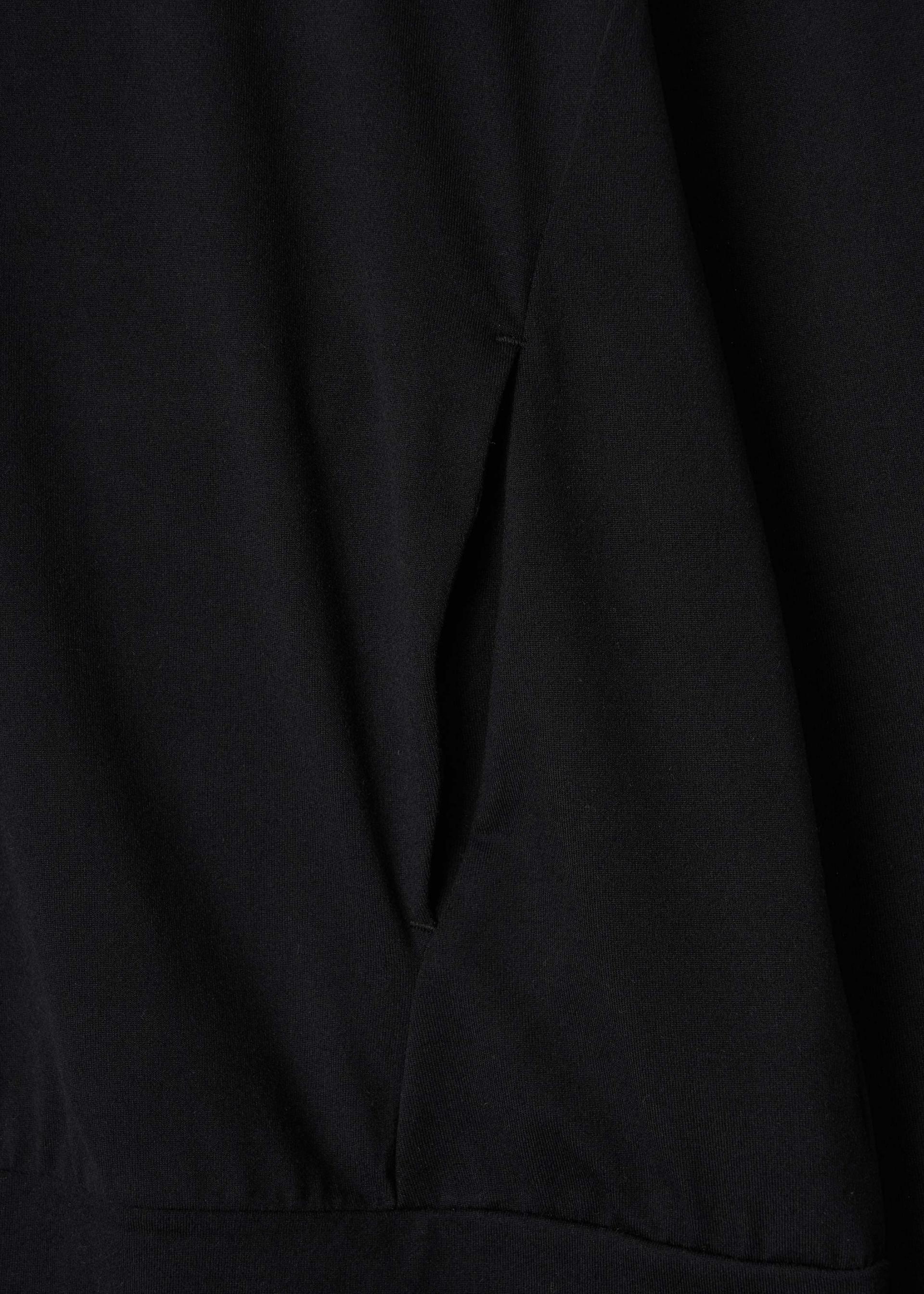 26SS DRAW HOOD ZIP-UP / BLACK