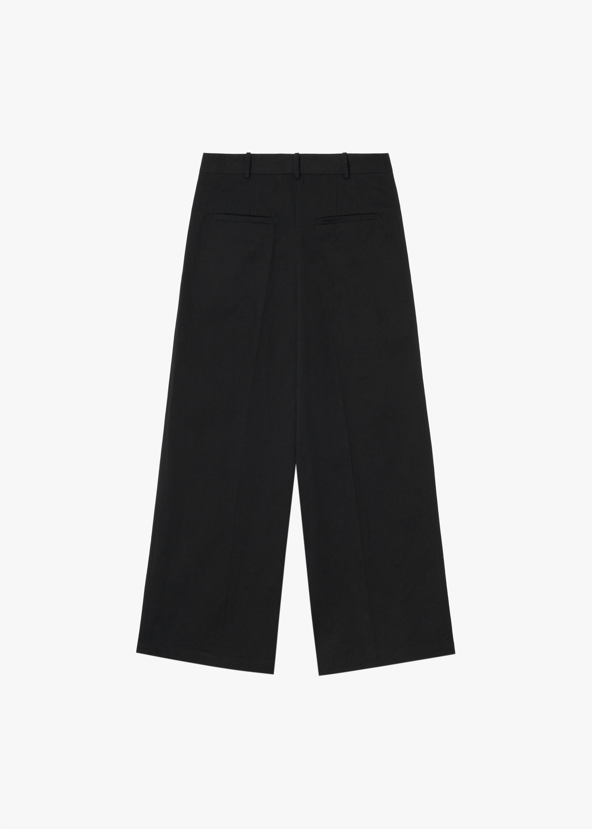 26SS WIDE FIT COTTON PANTS / BLACK