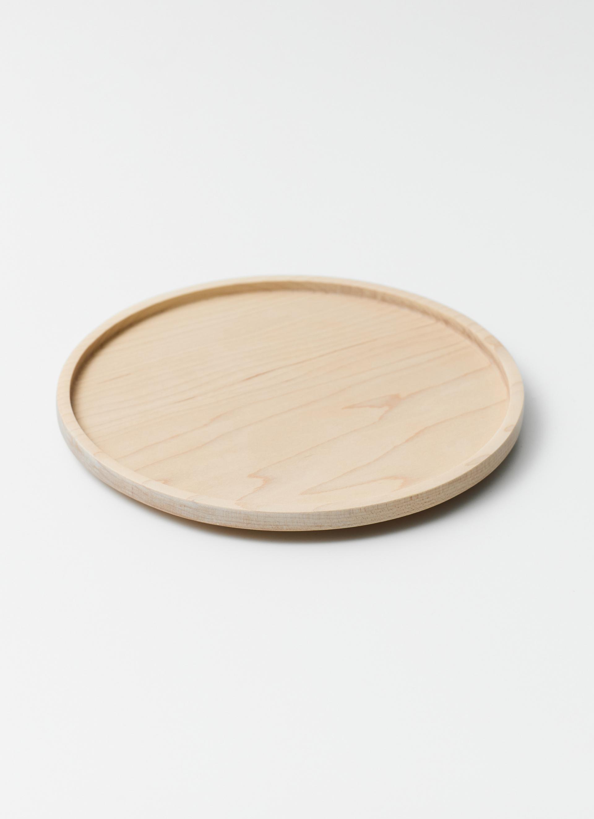 NATURAL WOOD PLATE / 165