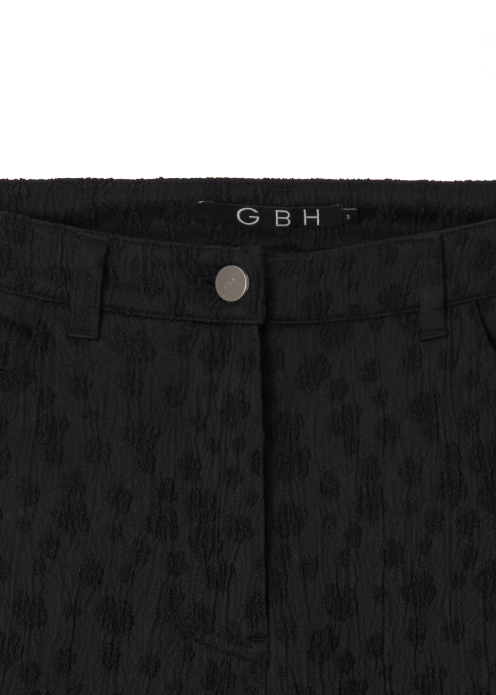 26SS JACQUARD STRAIGHT PANTS / BLACK