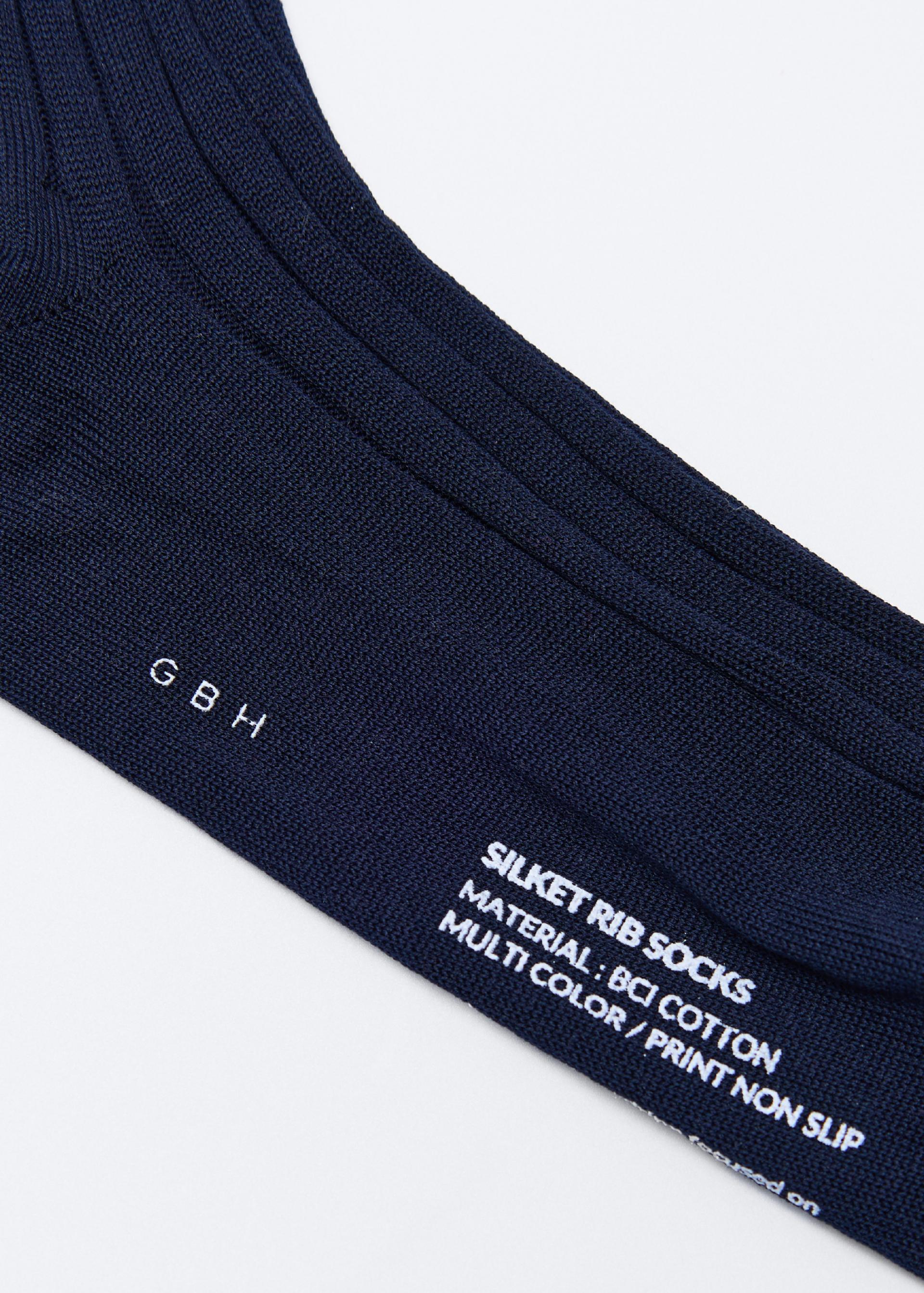 26SS SILKET RIB SOCKS / 6 COLOR