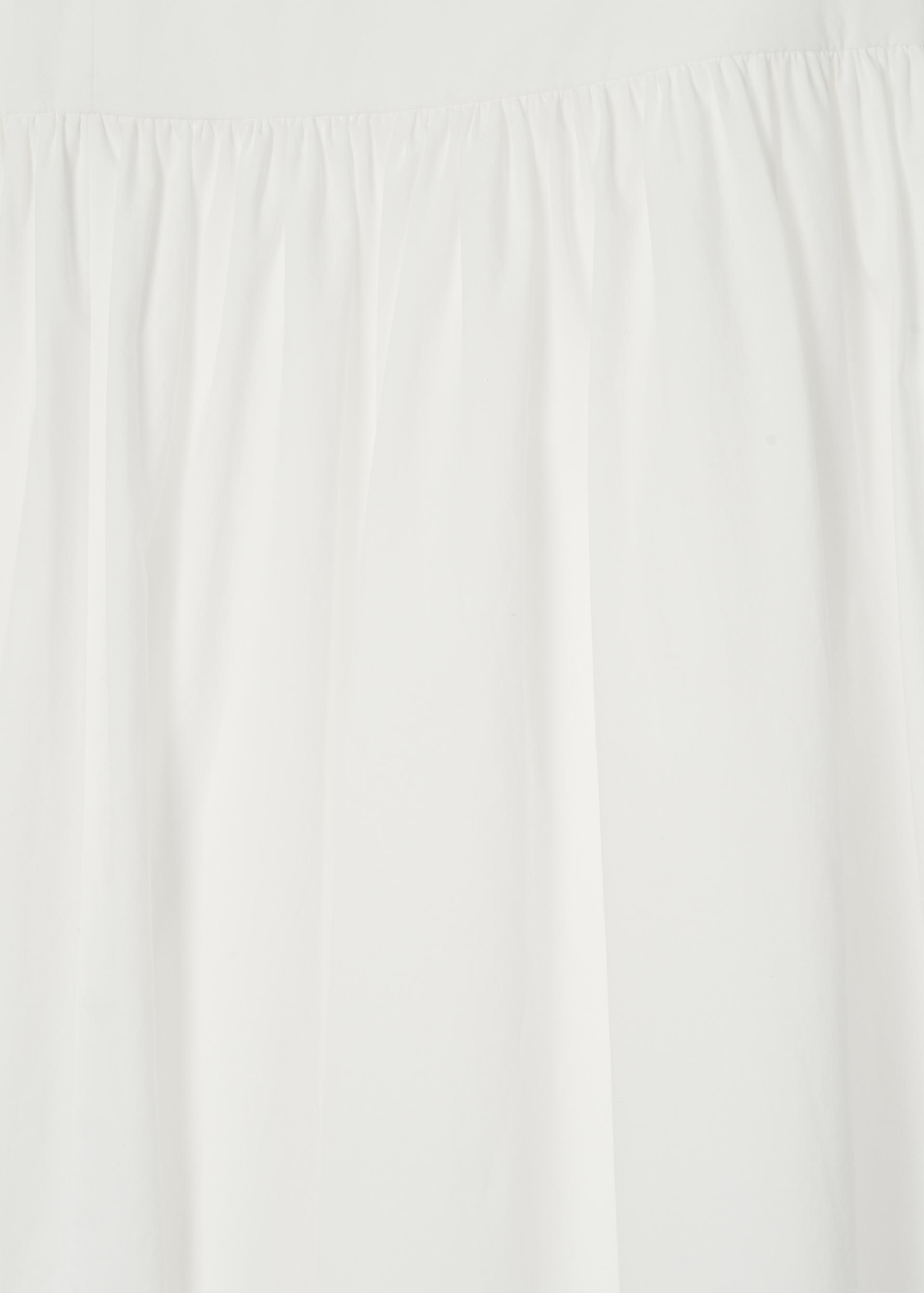 26SS SIDE DRAWSTRING FLARE SKIRT / WHITE