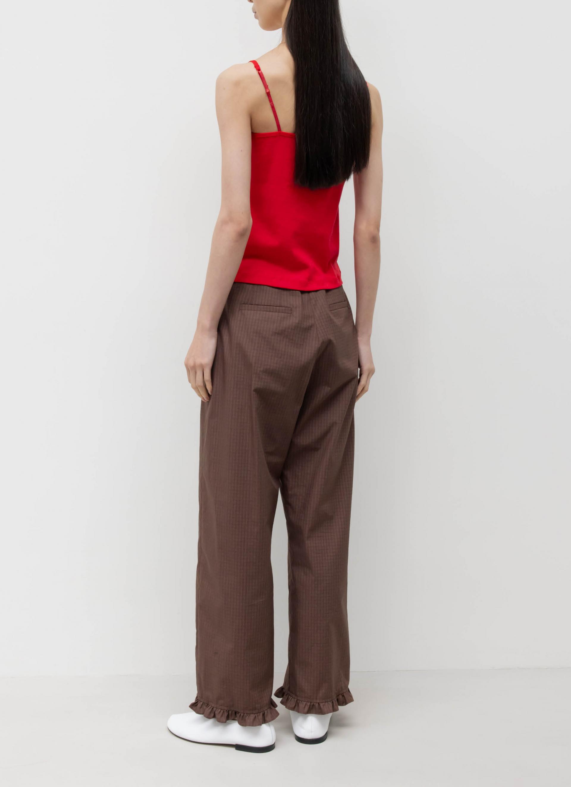 26SS SLIM FIT BASIC SLEEVELESS / RED