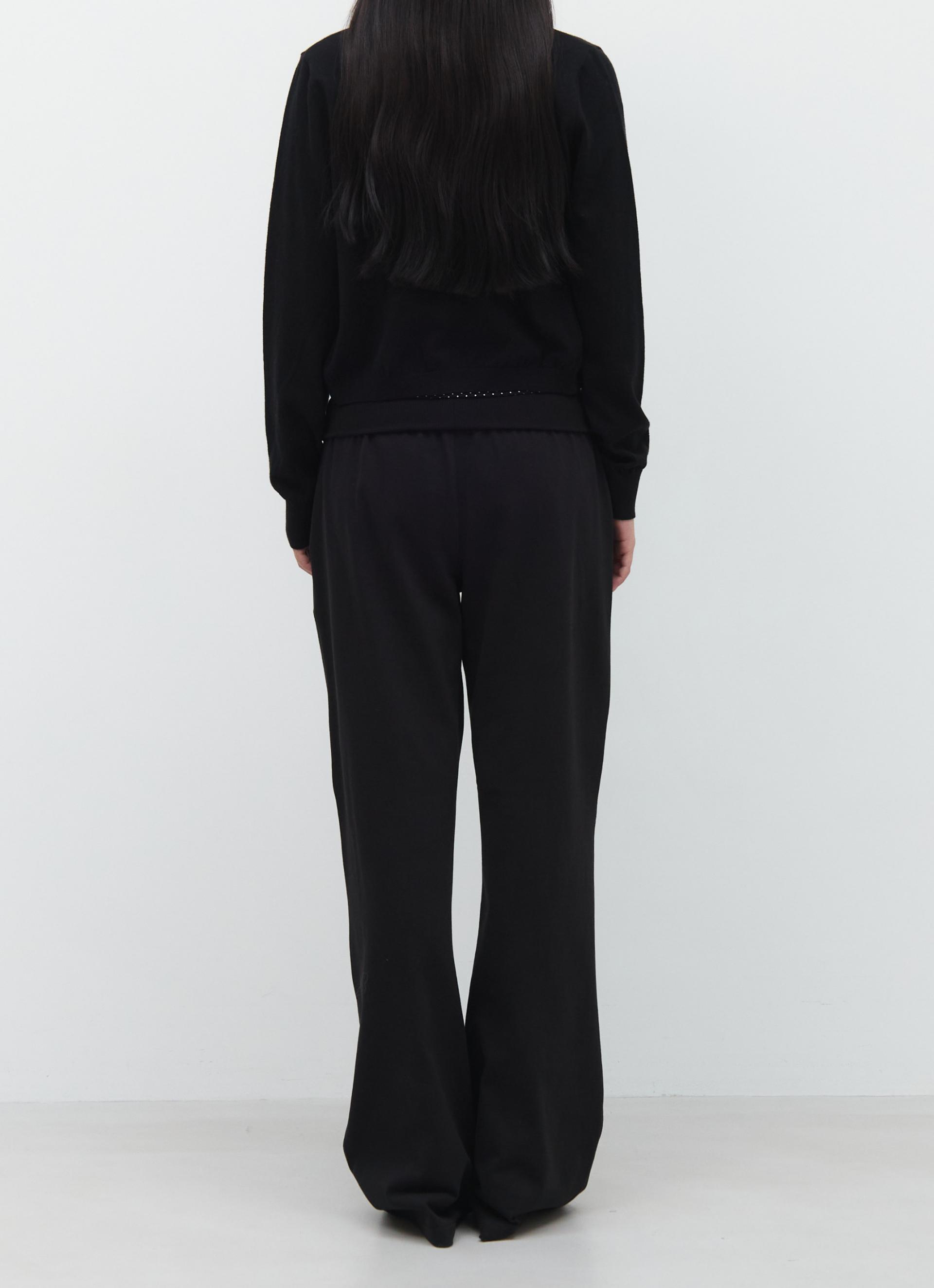 26SS CASHMERE ANG CARDIGAN / BLACK