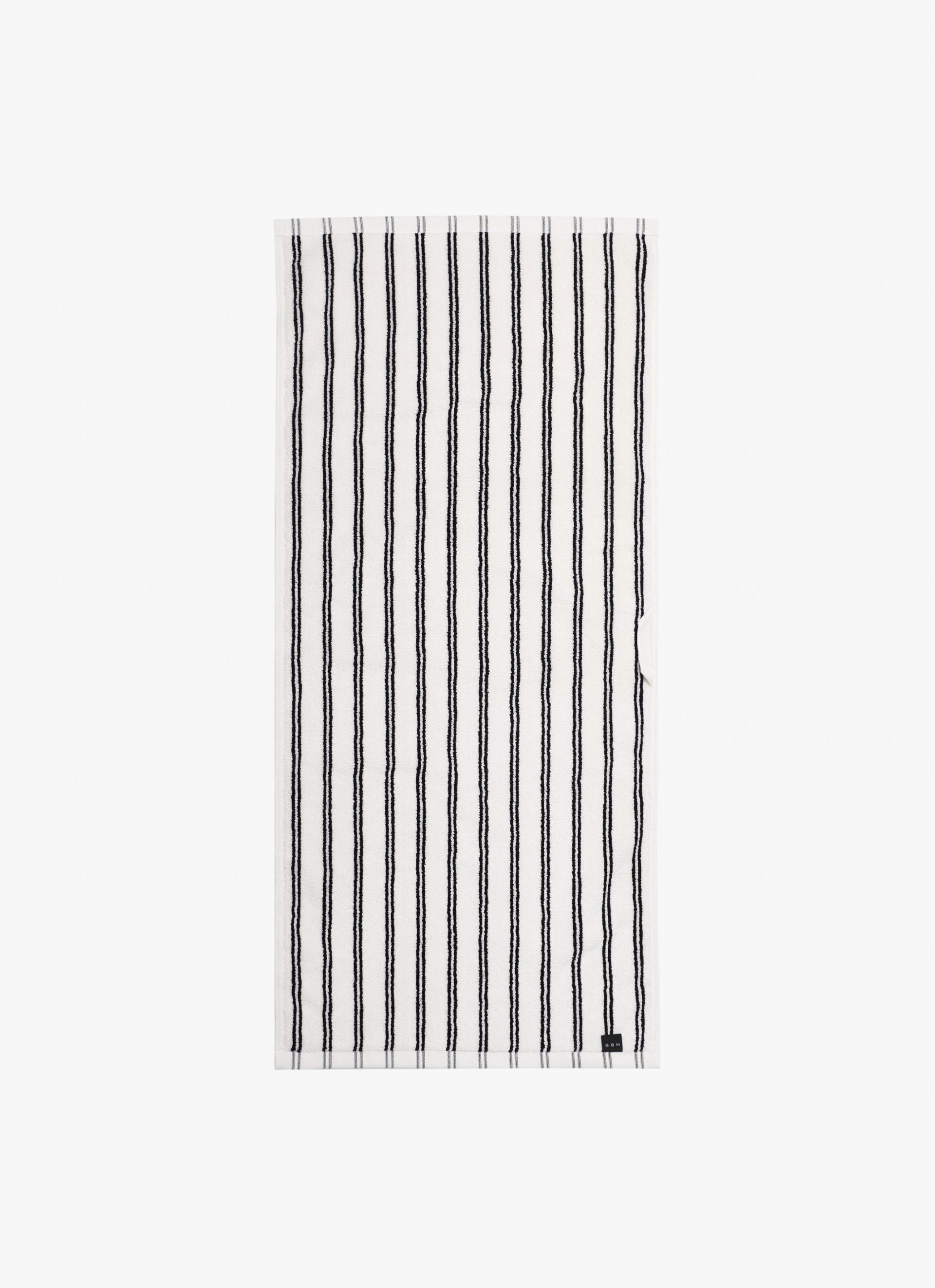 FACE TOWEL_STRIPE TWIN WHITE