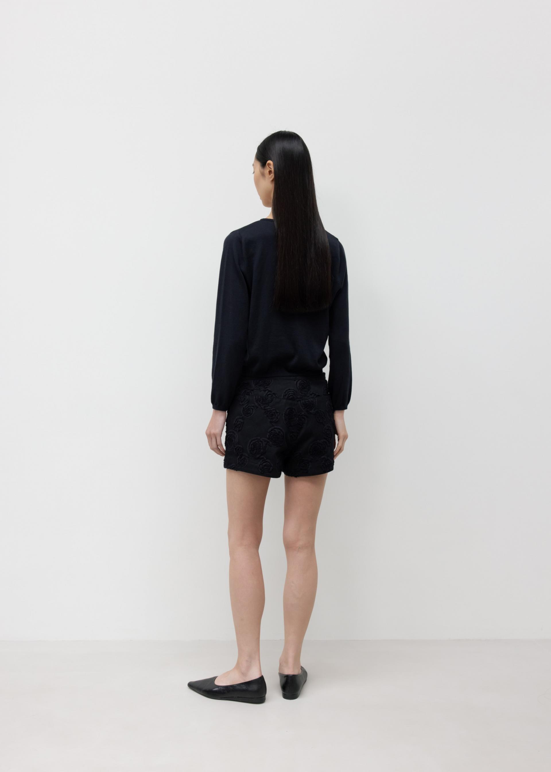26SS CASHMERE PETITE CARDIGAN / BLACK